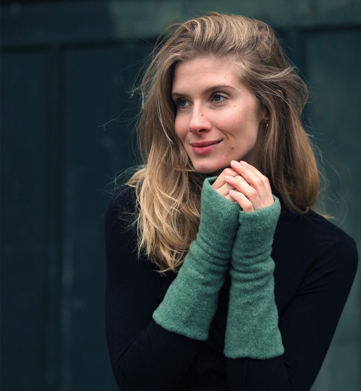 Woll-Fleece Armstulpen kbT-Merino Schurwolle