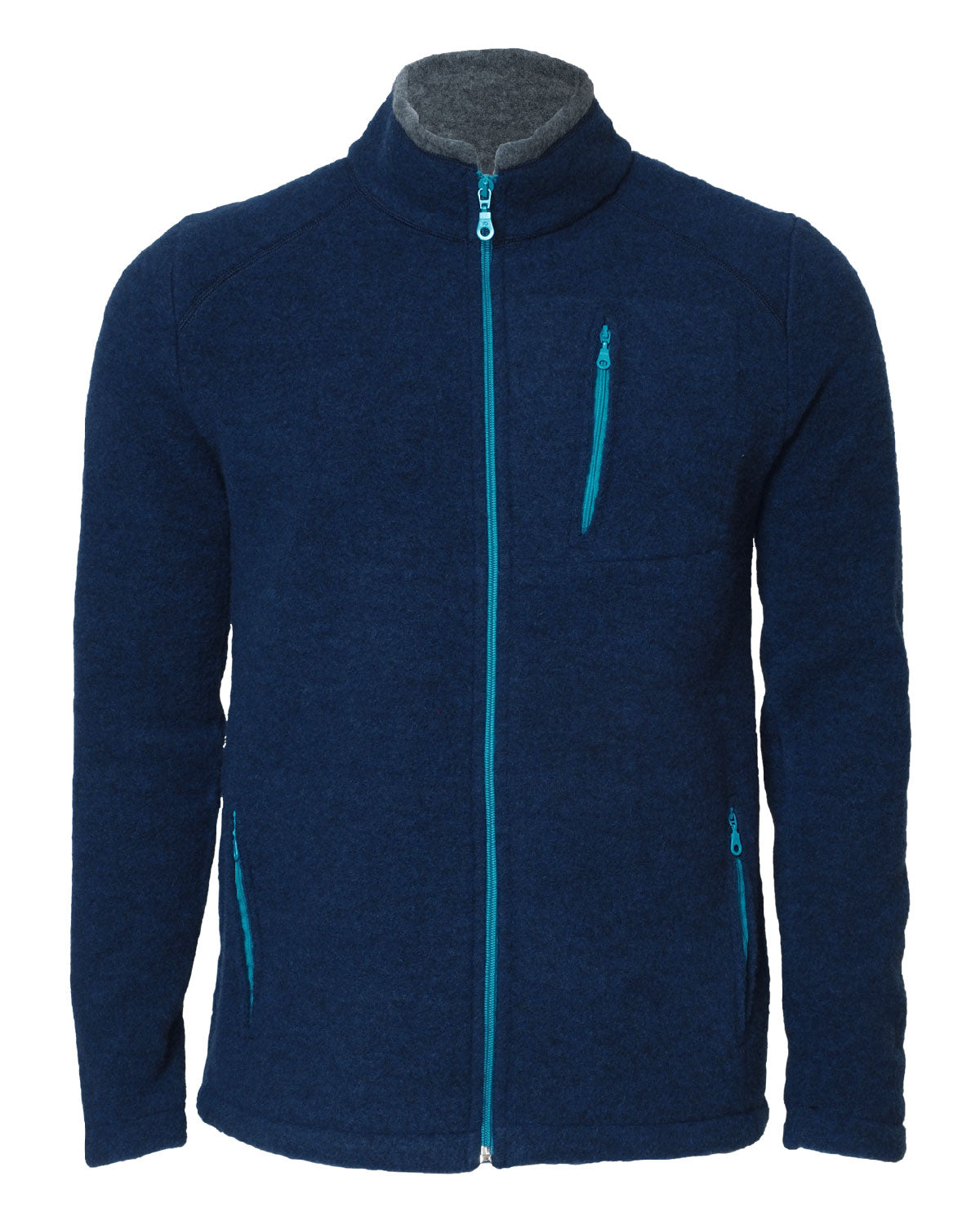 Herren Fleece Jacke Ischgl kbT Merinowolle