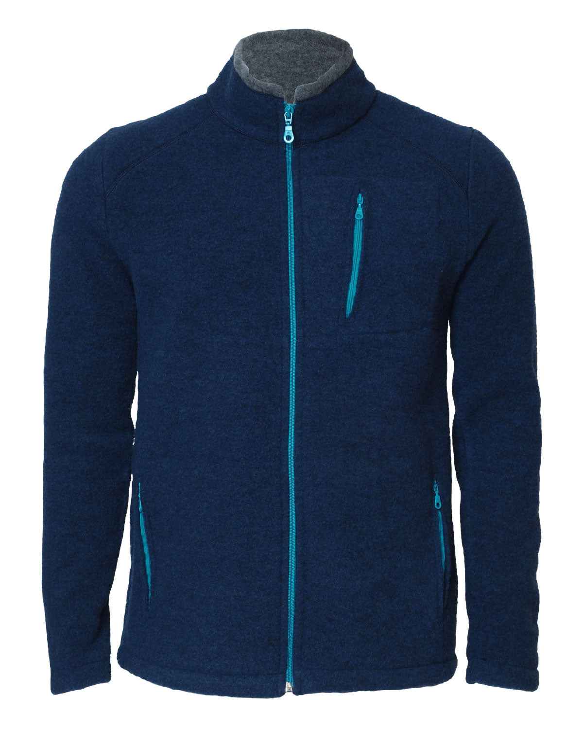 Herren Fleece Jacke Ischgl kbT Merinowolle
