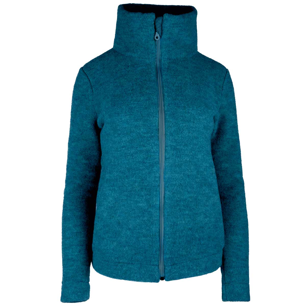Damen Schurwolle Fleece Jacke kbT-Merino