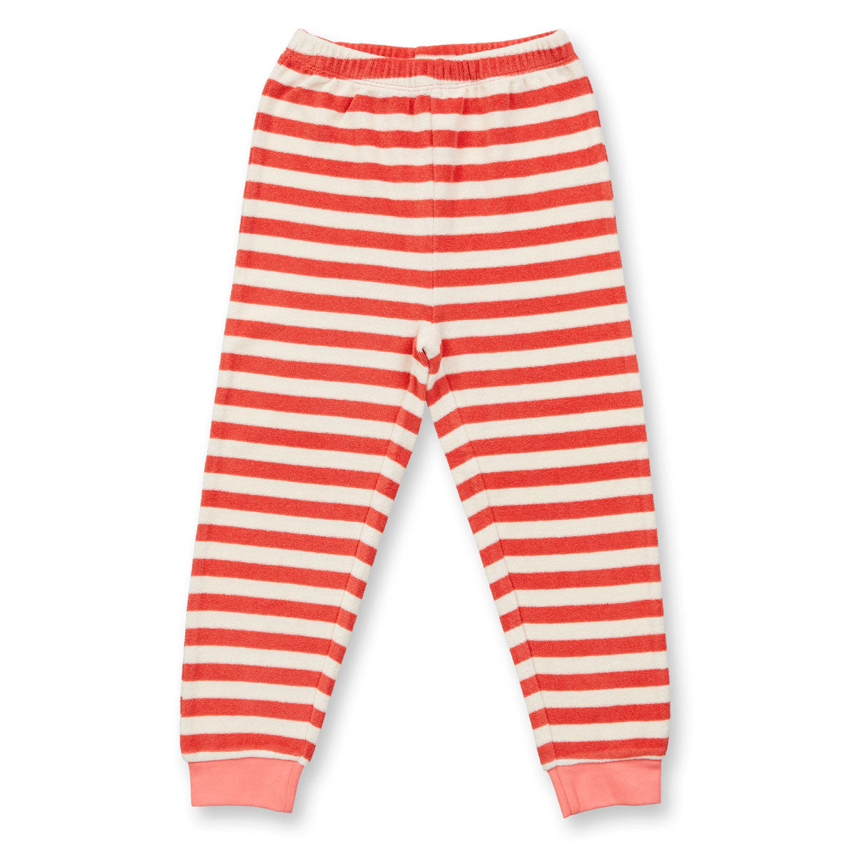 Sense Organics Frottee Kinder Ringel Schlafanzug Bio Baumwolle