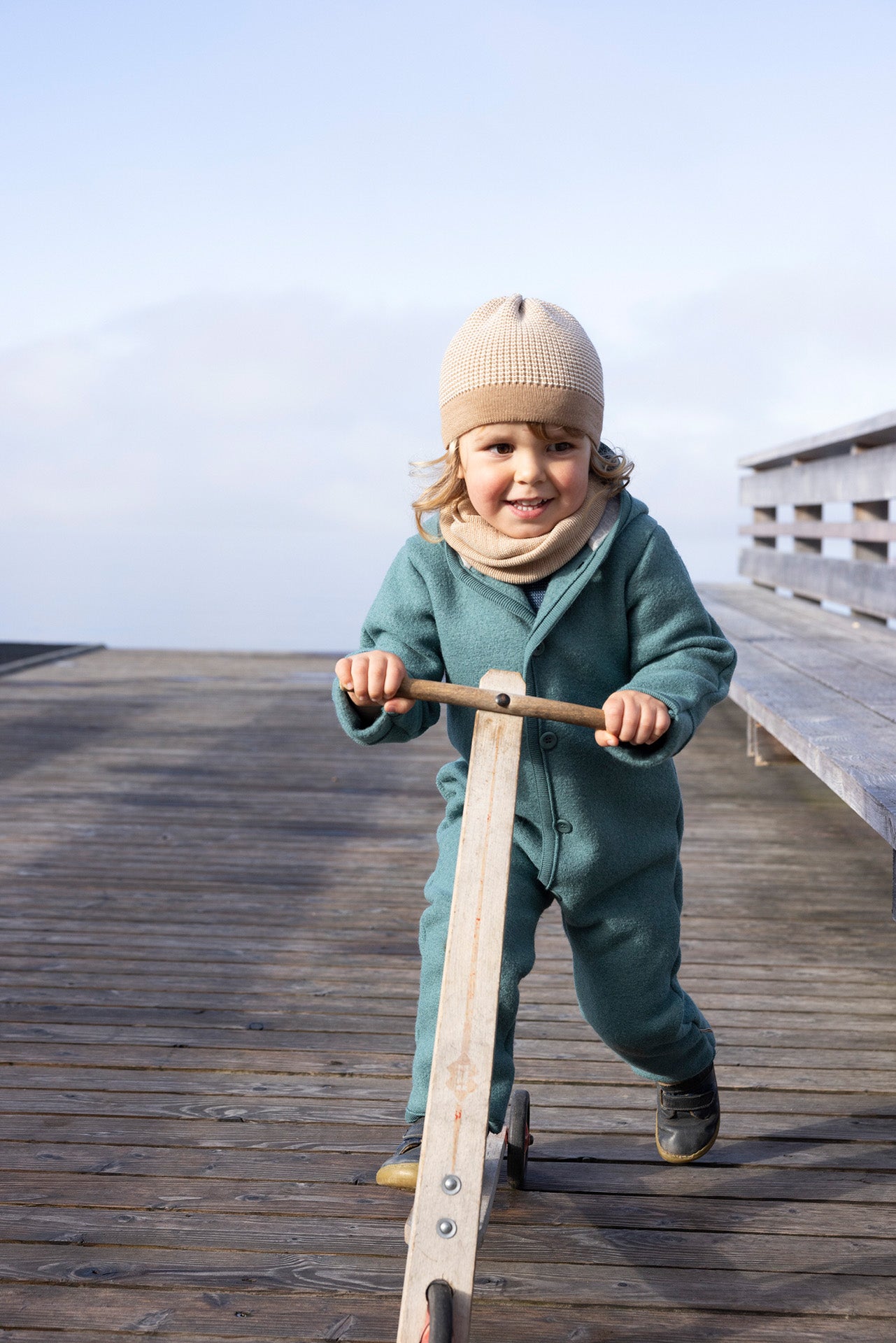 Disana Baby Walk Overall Schurwolle kbT-Merinowolle