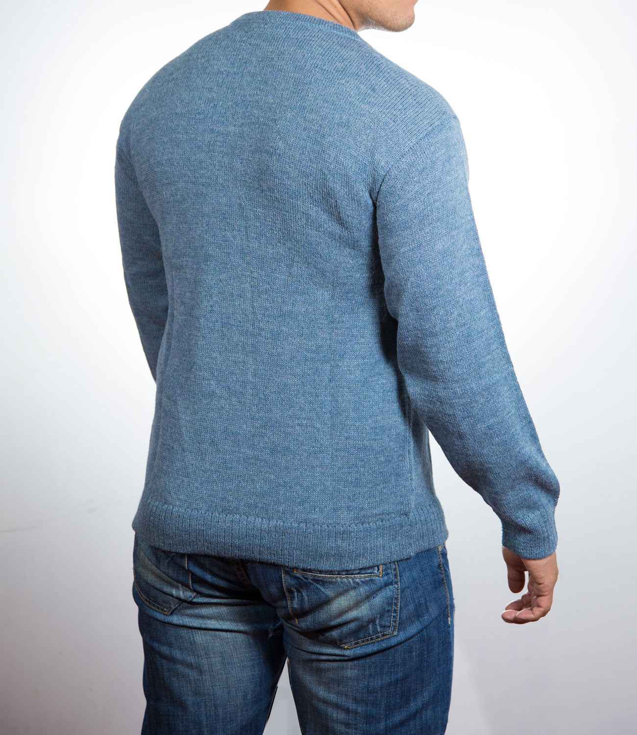 Chompas Rundhals-Pullover Alpaka Wolle