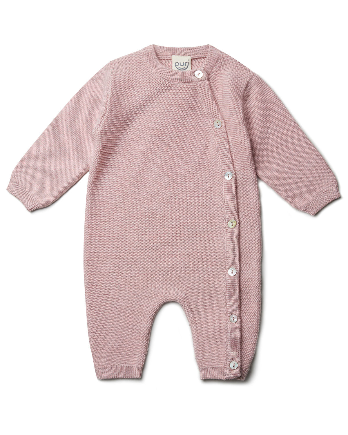 Puri Organic Baby Overall Krausstrick Merino Wolle Seide