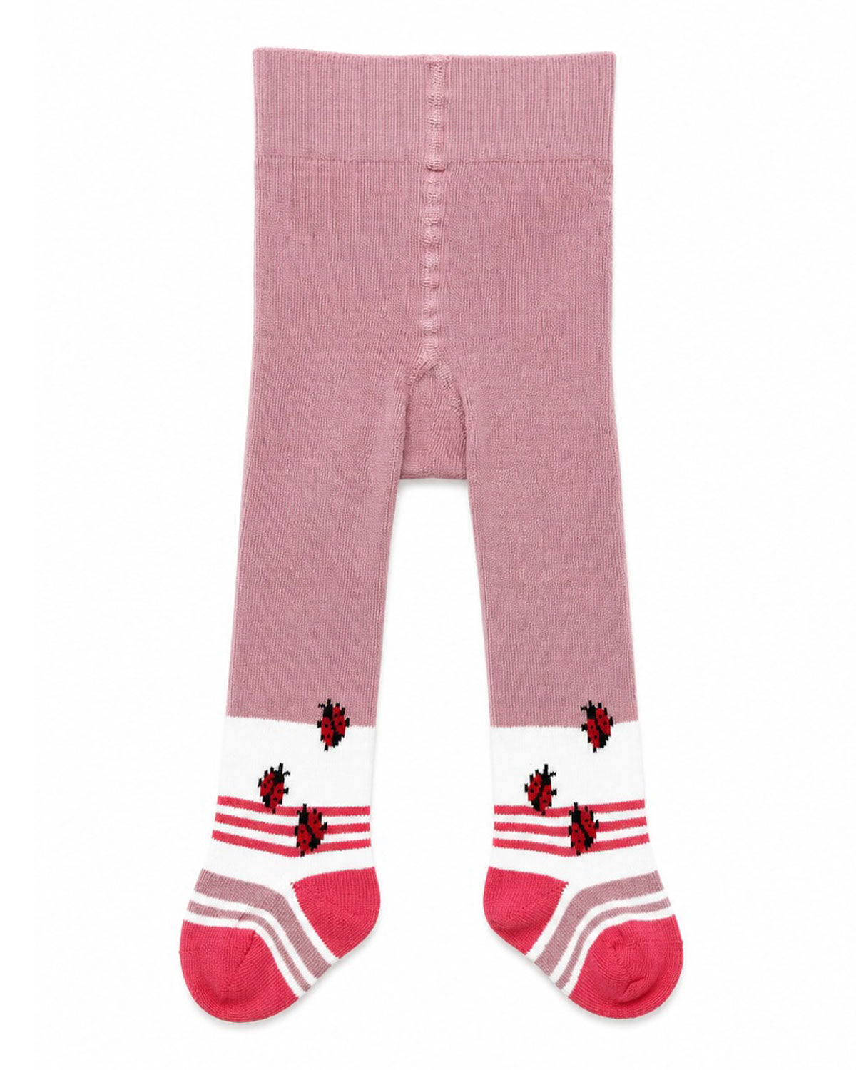 Baby-Strumpfhose mit Po-Motiv „Marienkäfer“ Bio Baumwolle Elasthan