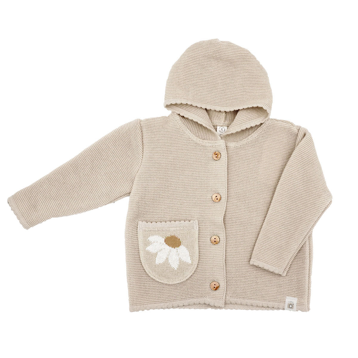 Mädchen Baby-Strickjacke Bio Baumwolle