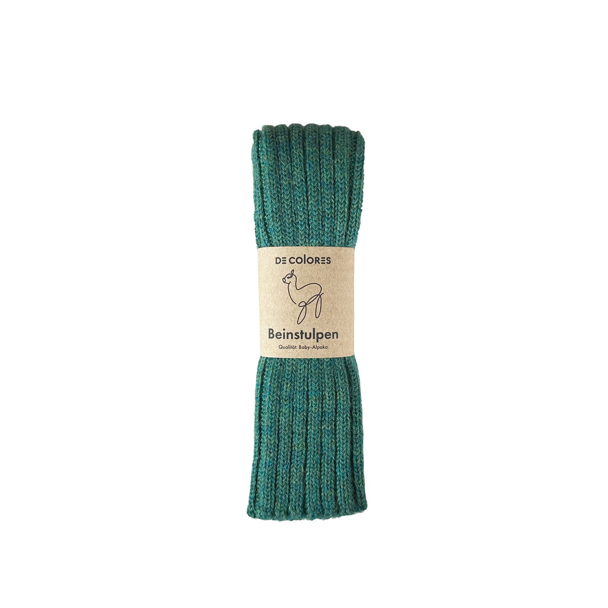Alpaka Unisex Beinstulpen Rippstrick
