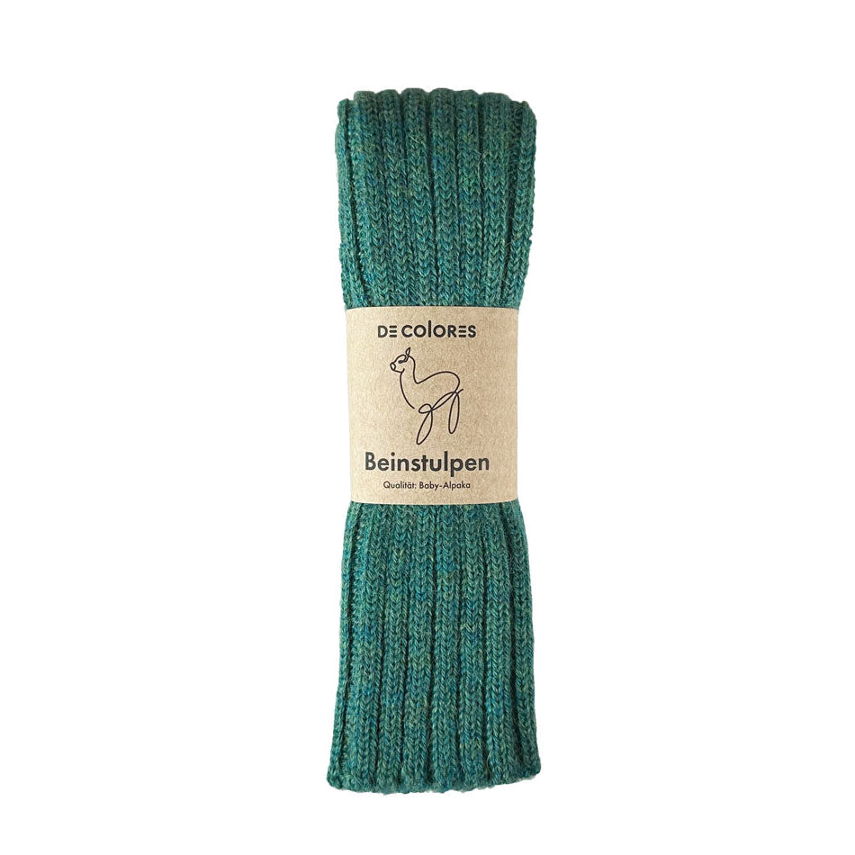 Alpaka Unisex Beinstulpen Rippstrick