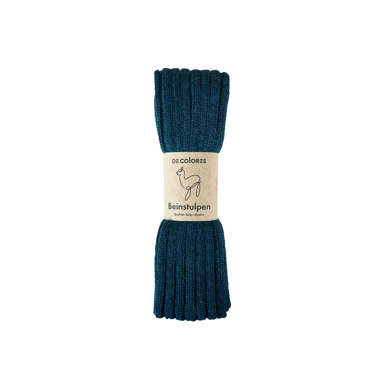 Alpaka Unisex Beinstulpen Rippstrick