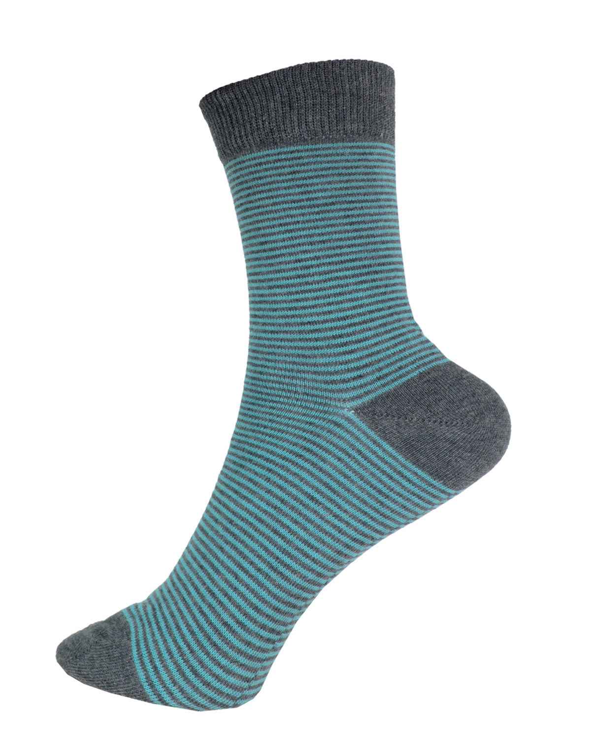 Grödo Socken für Herren feingeringelt