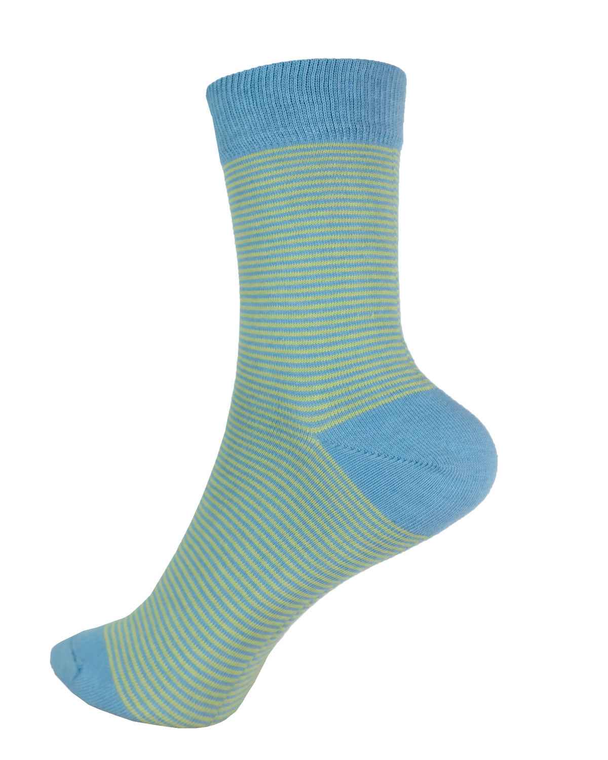 Grödo Damen Socken feingeringelt Bio Baumwolle Elasthan