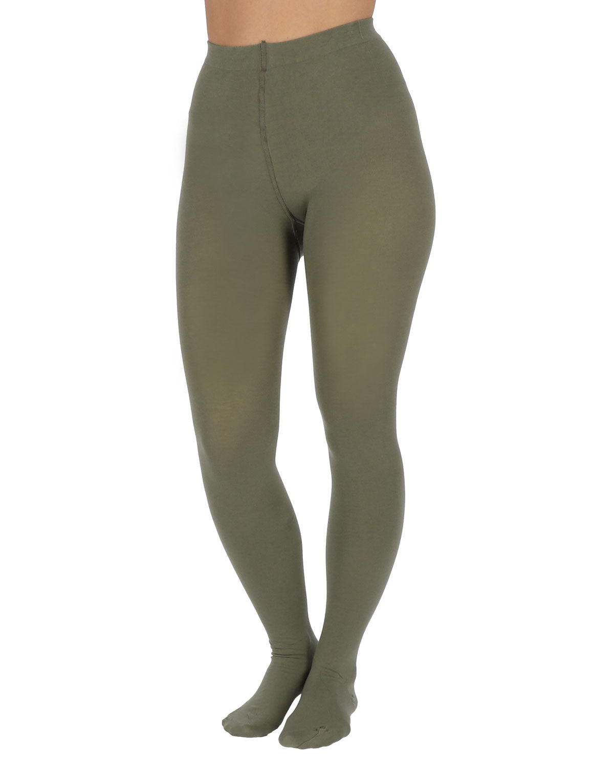 Damen Fein Strumpfhose Blickdicht Bio Baumwolle mit Elasthan