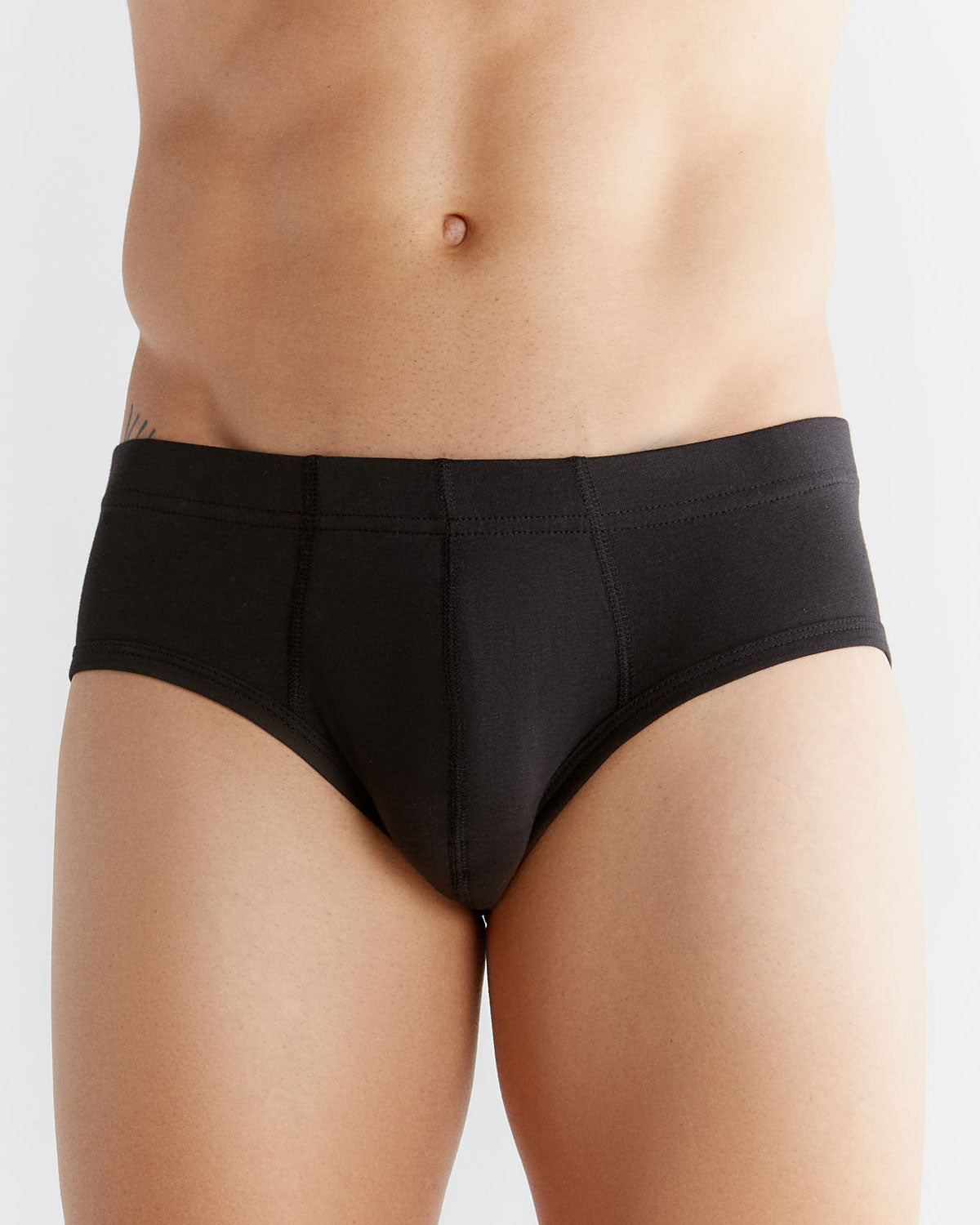 Albero Natur Herren Slip ohne Eingriff Baumwolle (Bio) Elasthan