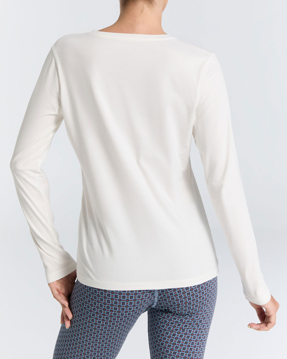 Leela Cotton Damen V-Neck Shirt Bio Baumwolle Elasthan