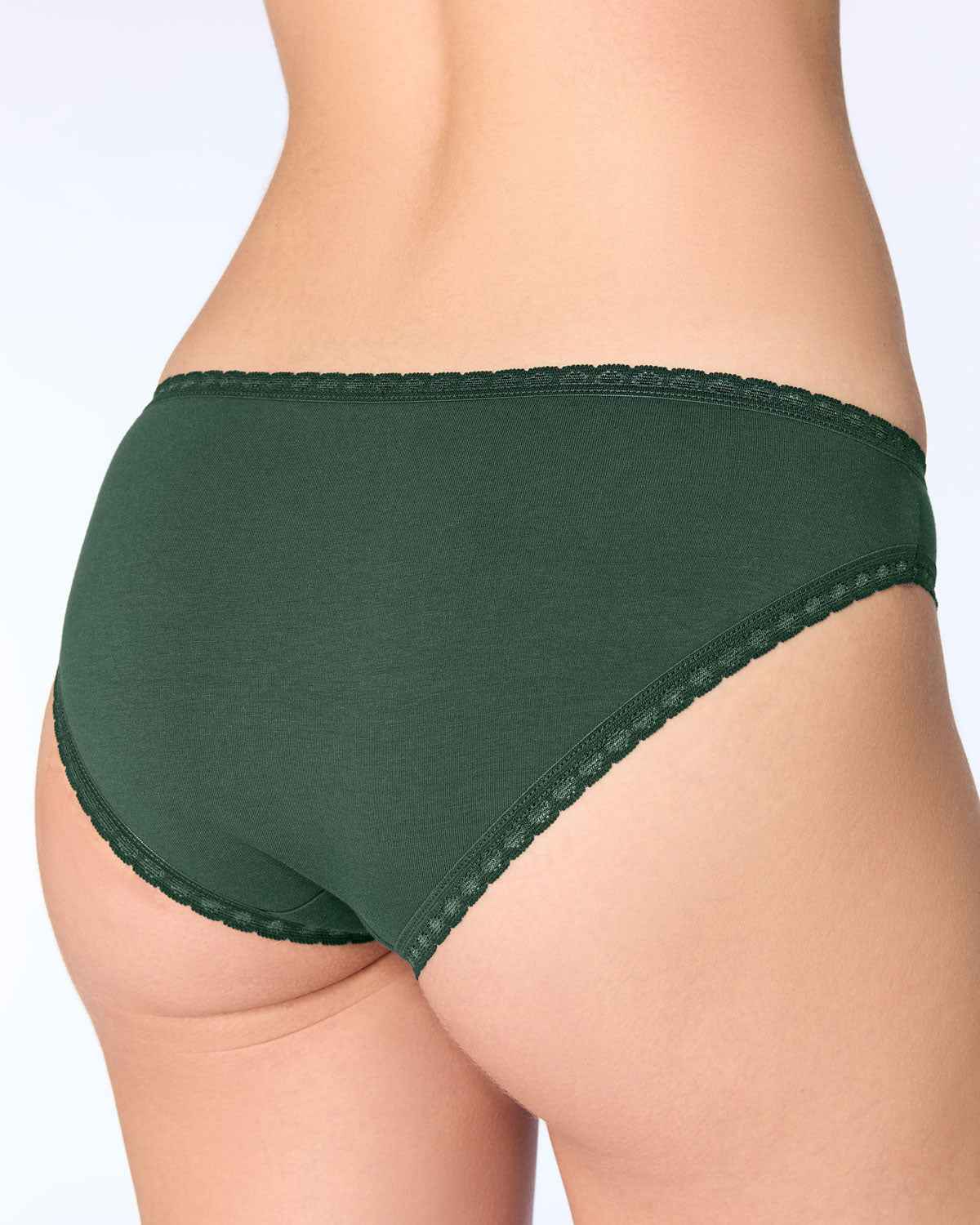 Albero Natur Damen Slip mit Spitze Bio Baumwolle Elasthan