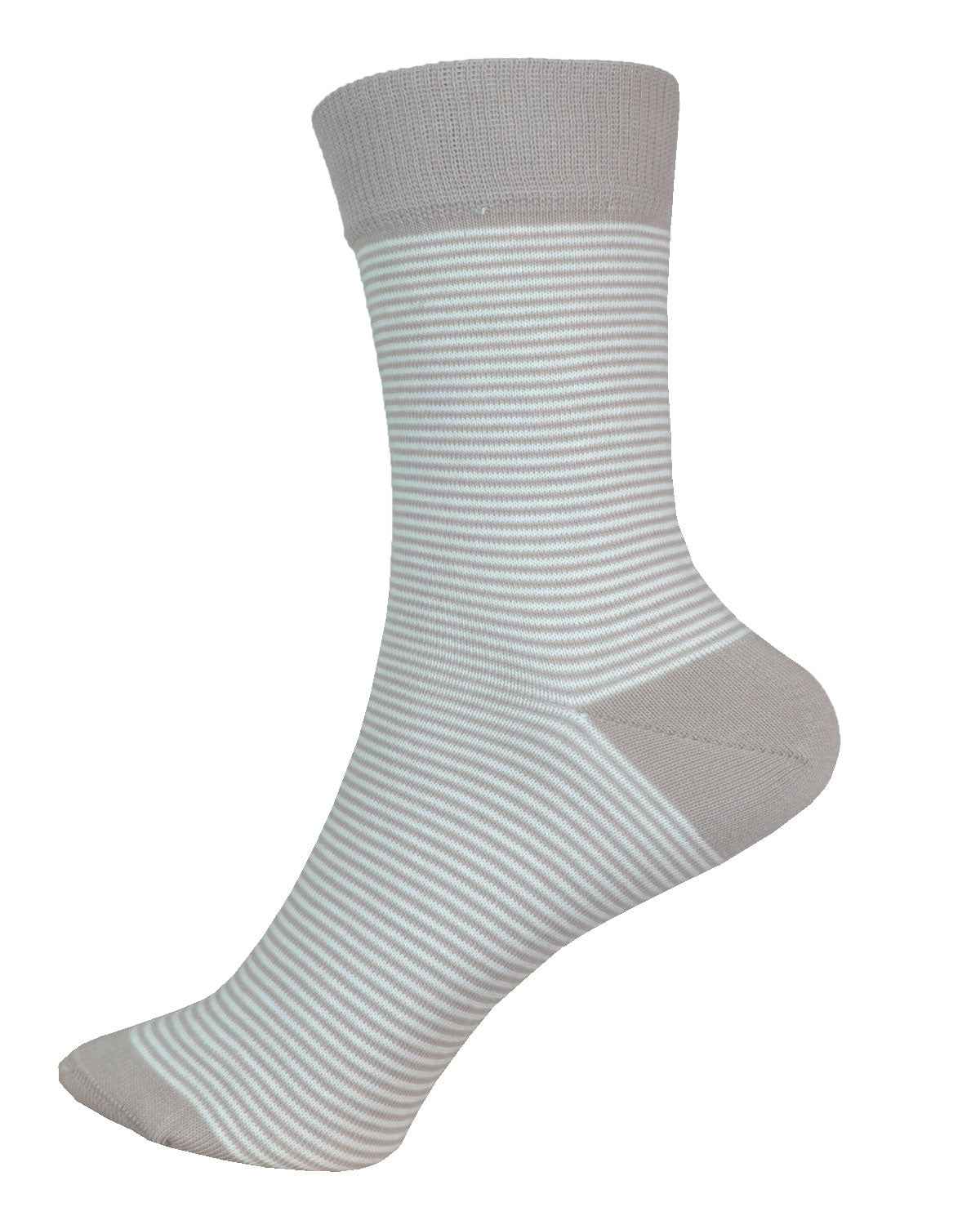 Grödo Damen Socken feingeringelt Bio Baumwolle Elasthan