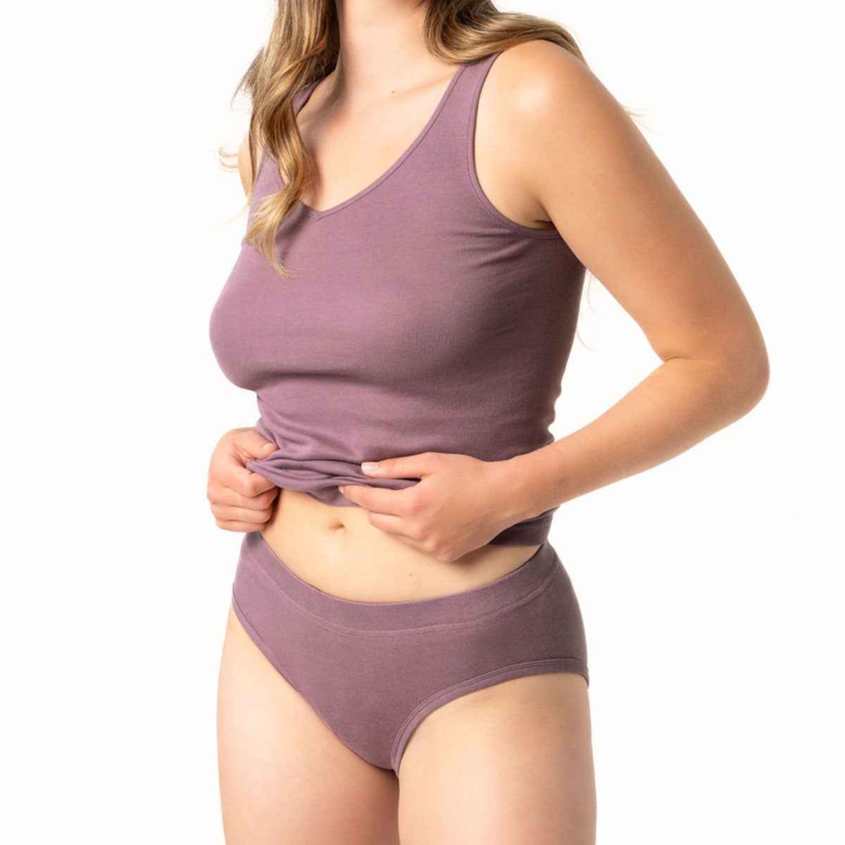 Living Crafts Damen Taillen Slip Bio Baumwolle