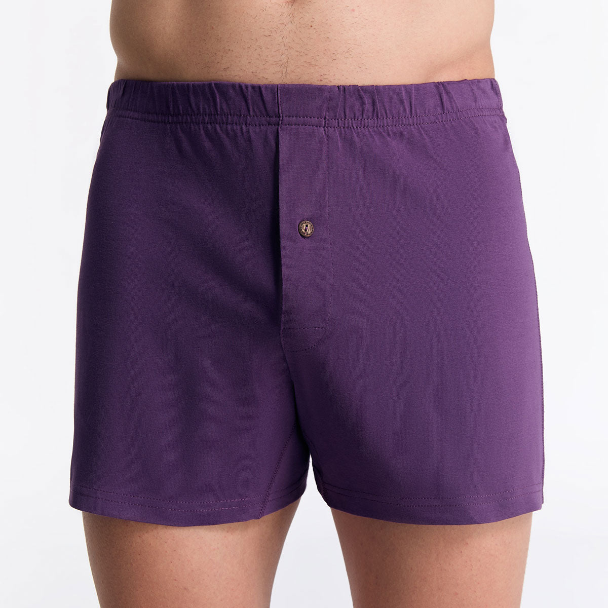 Albero Natur Herren klassische Boxershorts Bio Baumwolle