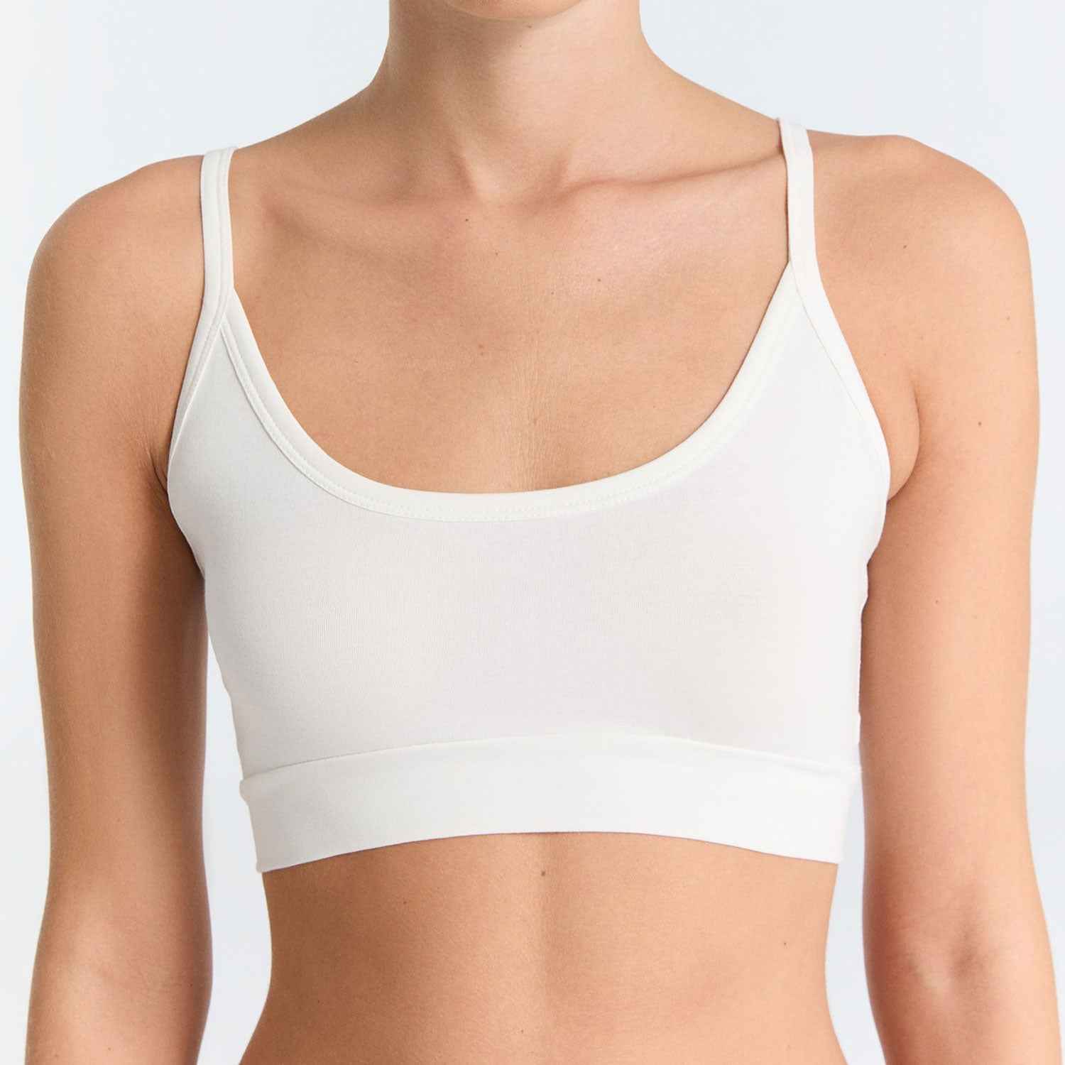 Albero Natur Bustier Bio Baumwolle mit Elasthan