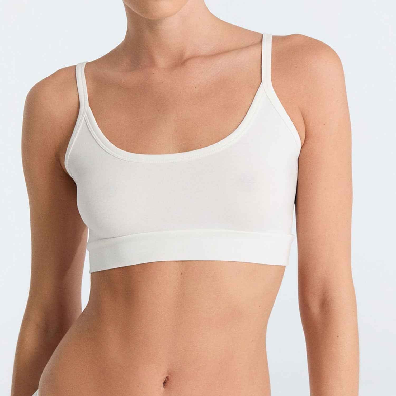 Albero Natur Bustier Bio Baumwolle mit Elasthan