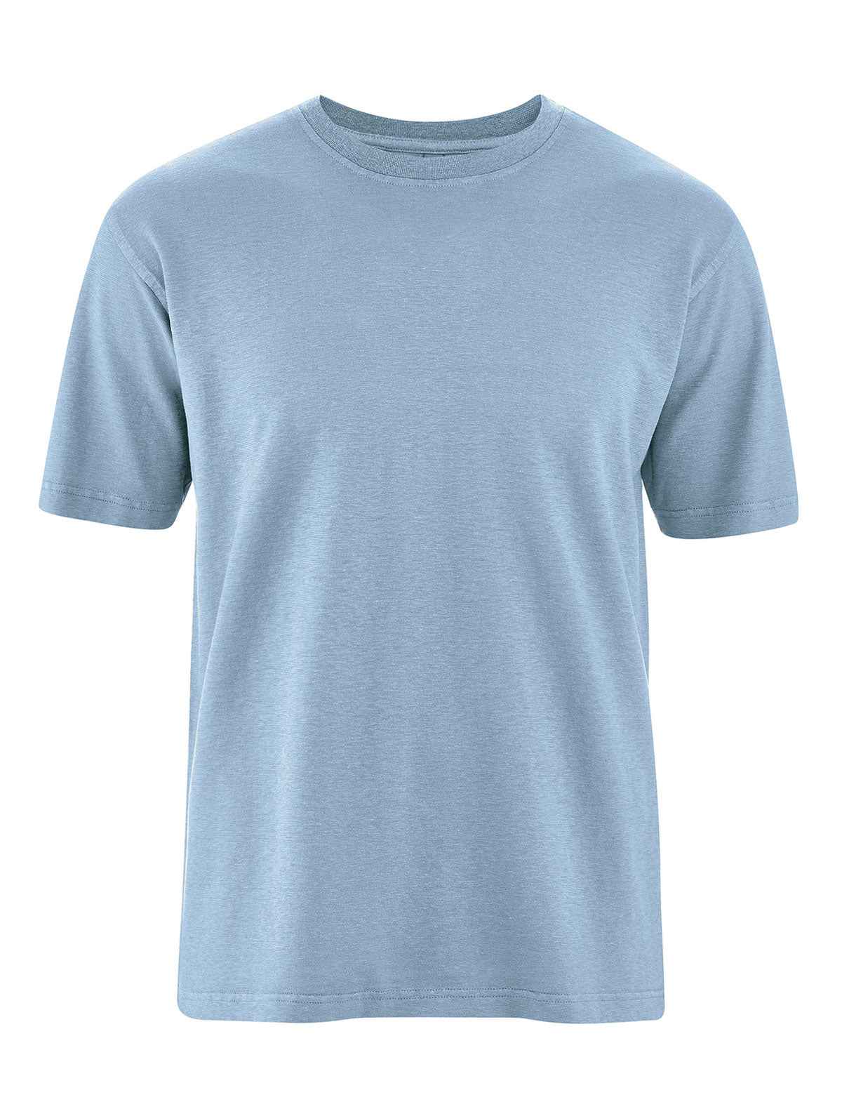 Hempage Herren T-Shirt Basic Hanf Bio Baumwolle