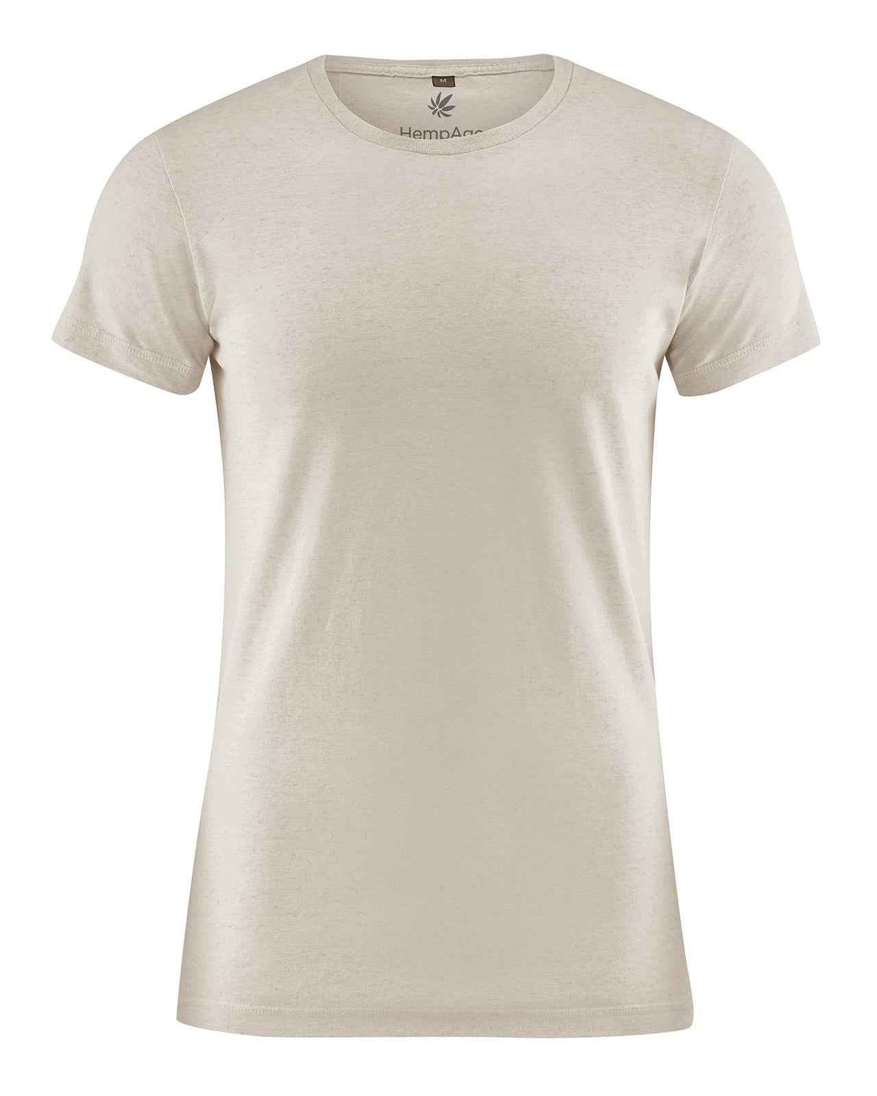 Hempage Herren T-Shirt slim fit Hanf Bio Baumwolle