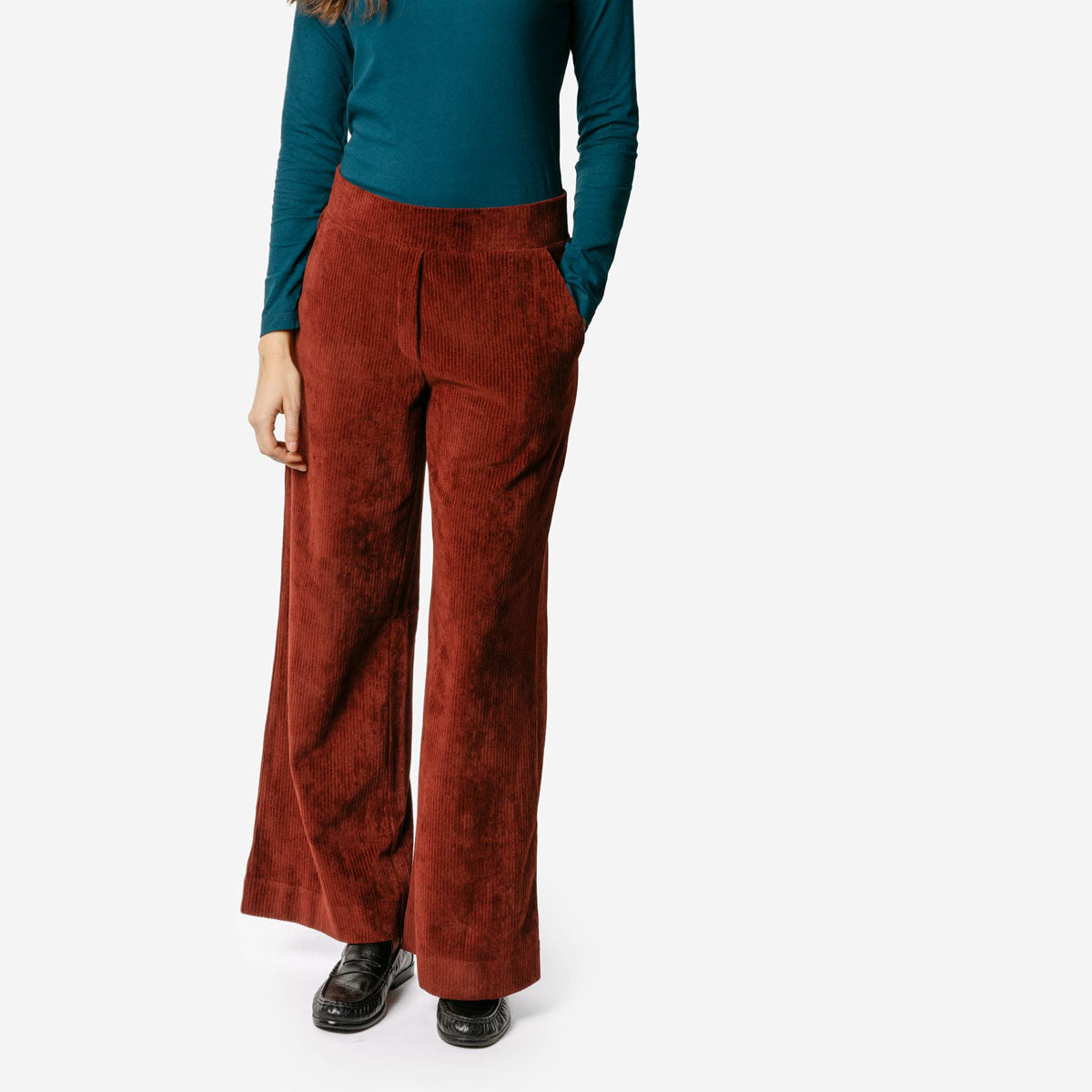 Living Crafts Damen Cord Hose Bio Baumwolle