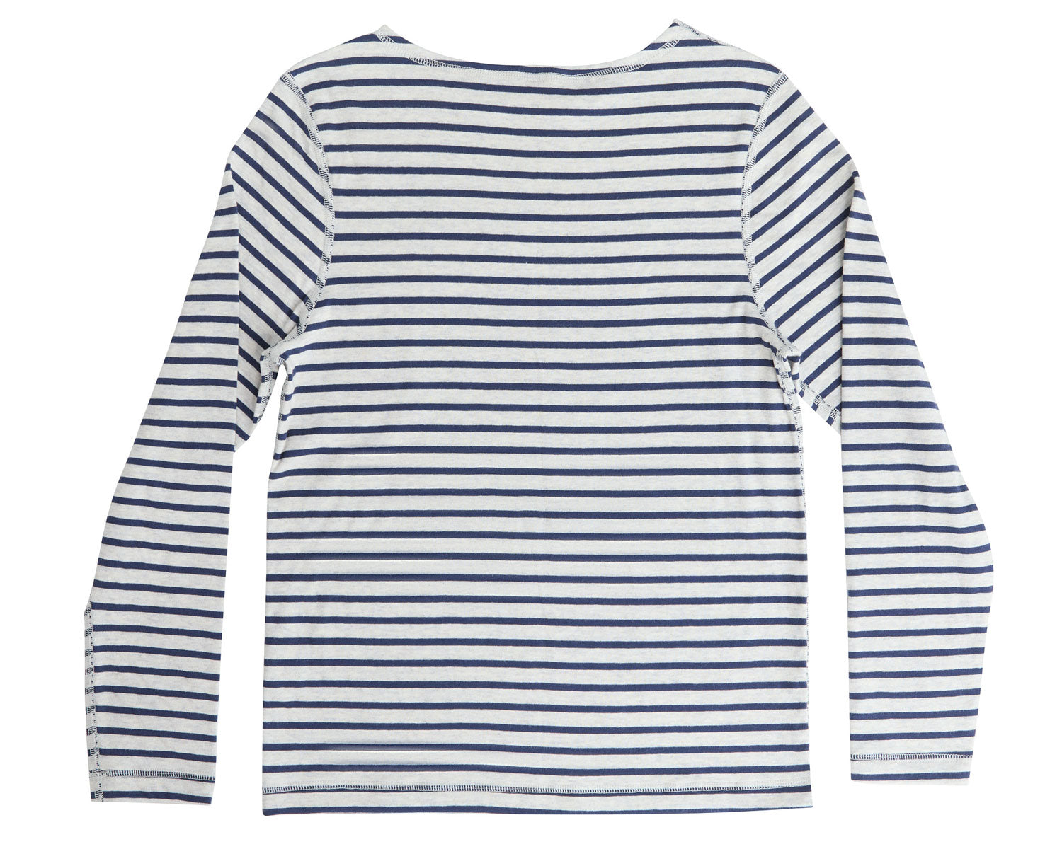 Damen Wende Shirt Langarm U-Boot Auschnitt Bio Baumwolle