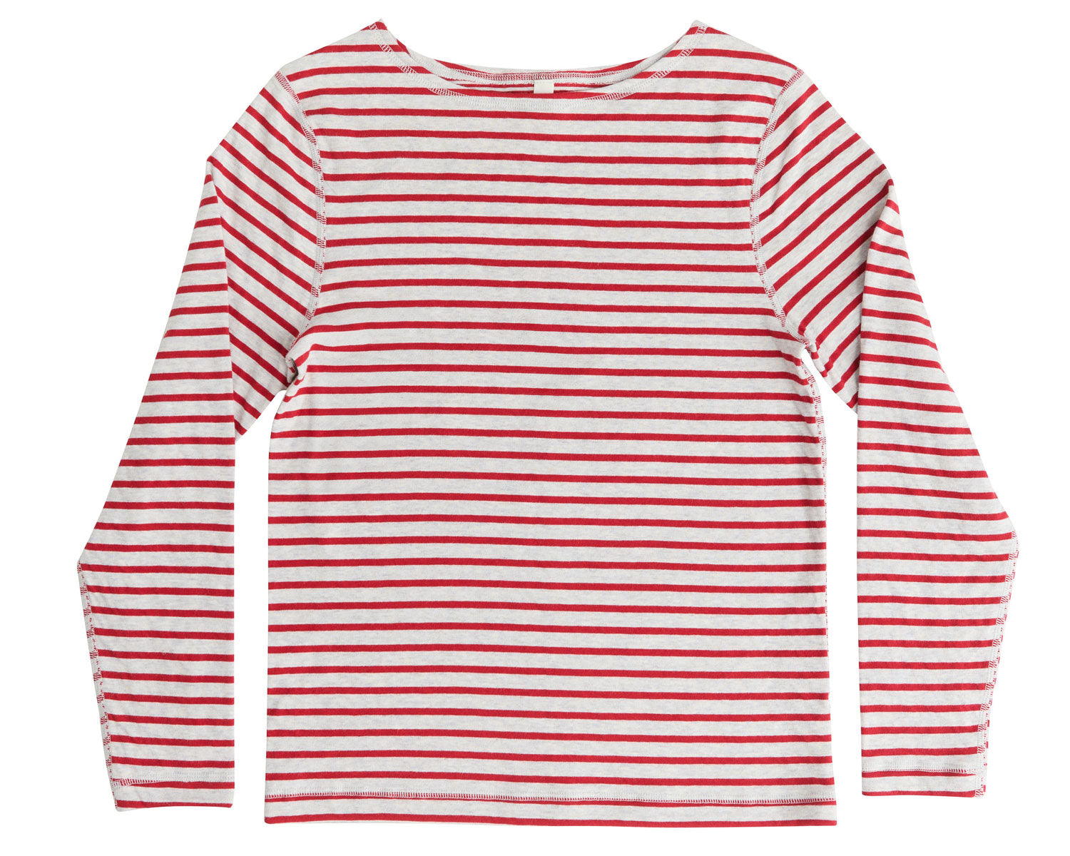 Damen Wende Shirt Langarm U-Boot Auschnitt Bio Baumwolle