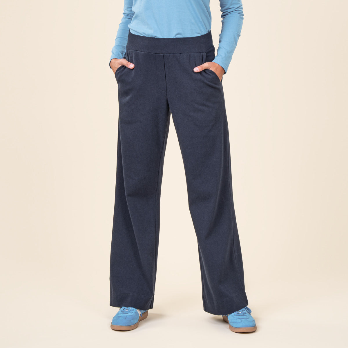 Damen Jersey-Hose Bio Baumwolle Elsthan