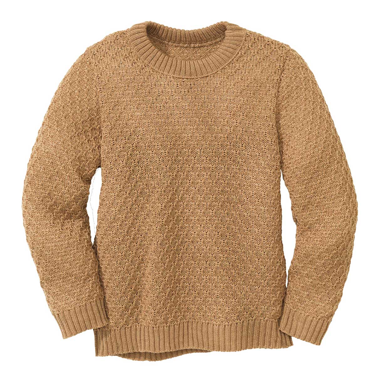 Disana Kinder Aran Pullover kbT-Merinowolle