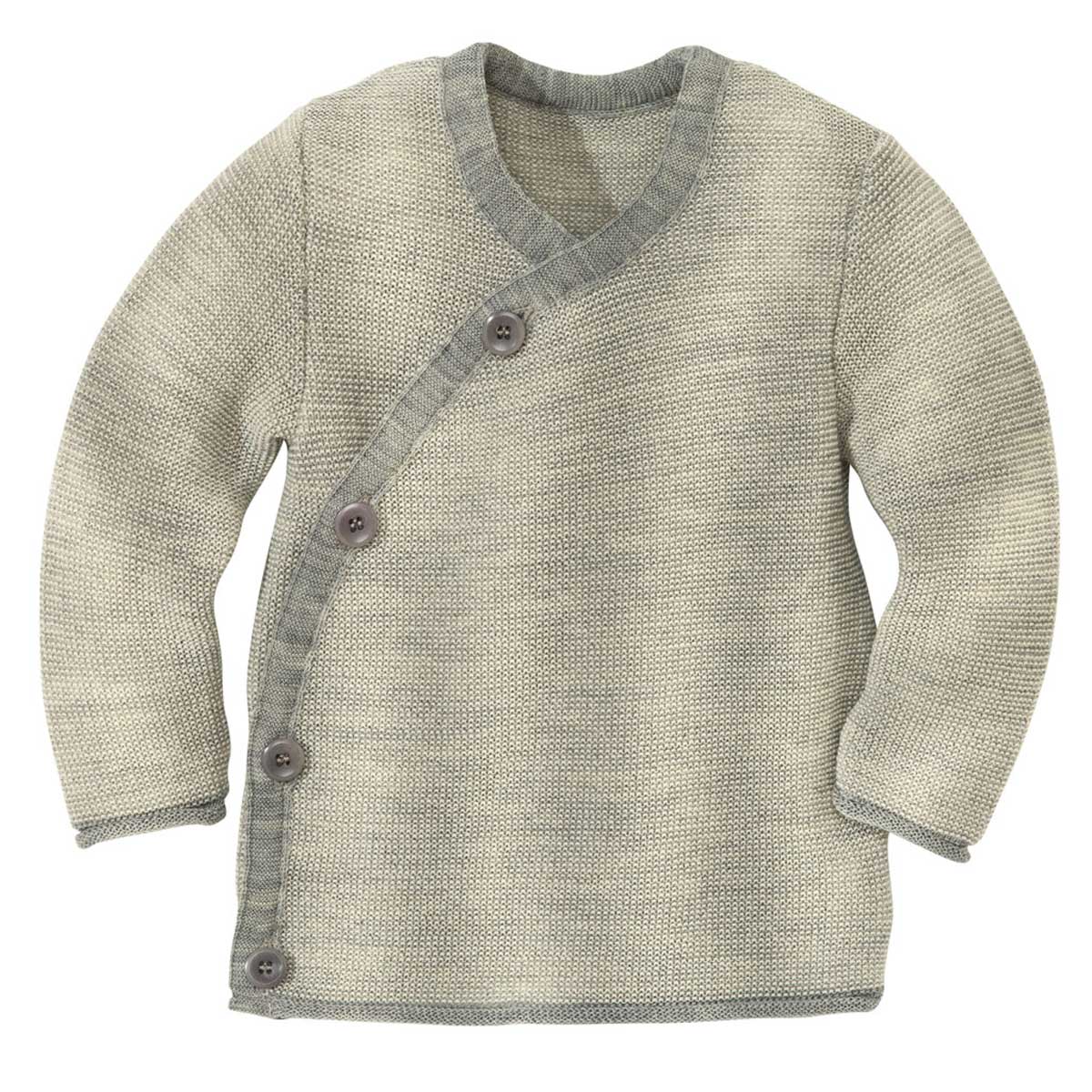 Disana Baby Melange-Jacke Schurwolle kbT-Merino