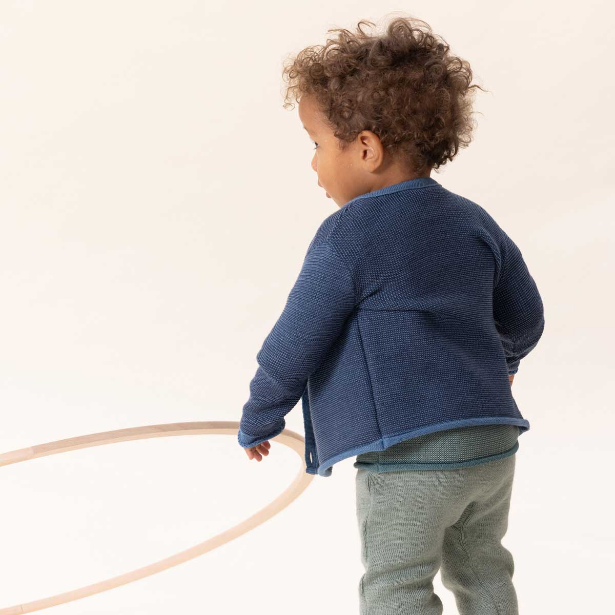 Disana Baby Melange-Jacke Schurwolle kbT-Merino