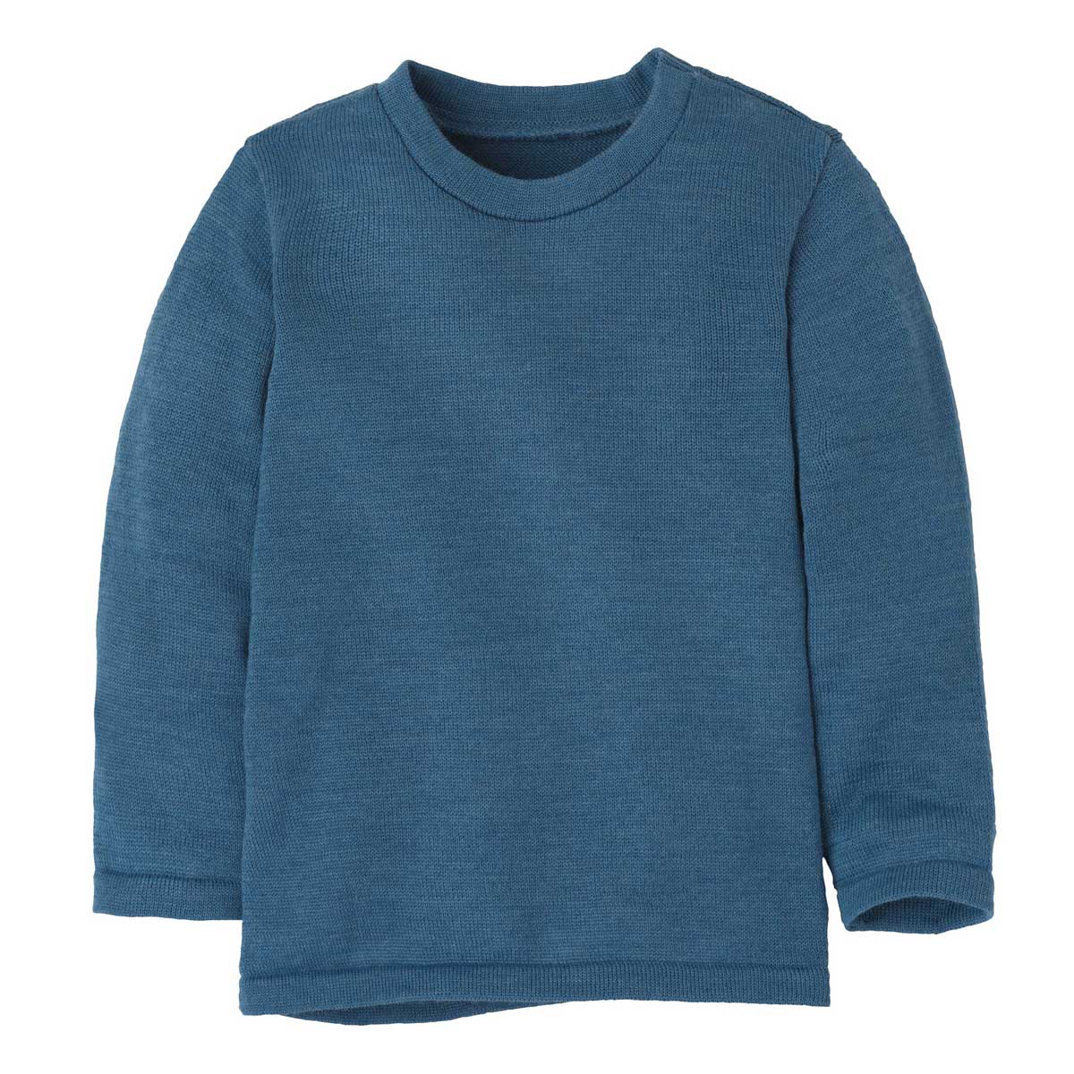 disana Kinder Strick-Pullover Uni kbT-Merinowolle