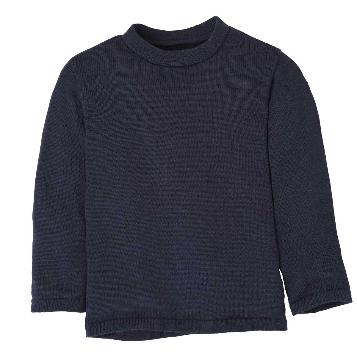disana Kinder Strick-Pullover Uni kbT-Merinowolle