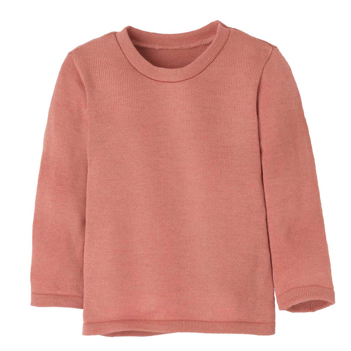 disana Kinder Strick-Pullover Uni kbT-Merinowolle
