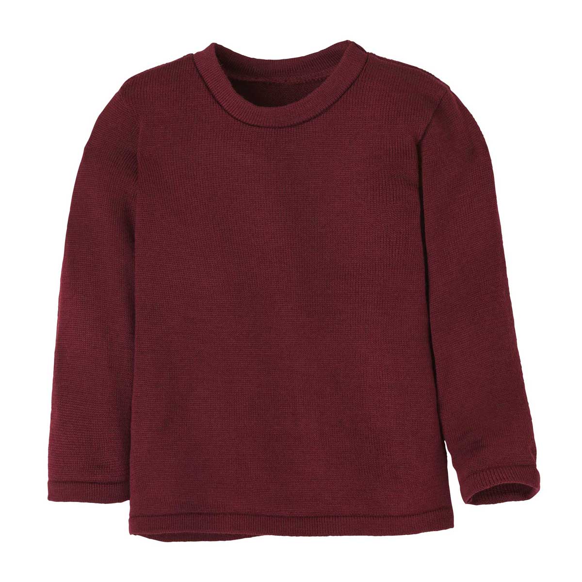 disana Kinder Strick-Pullover Uni kbT-Merinowolle