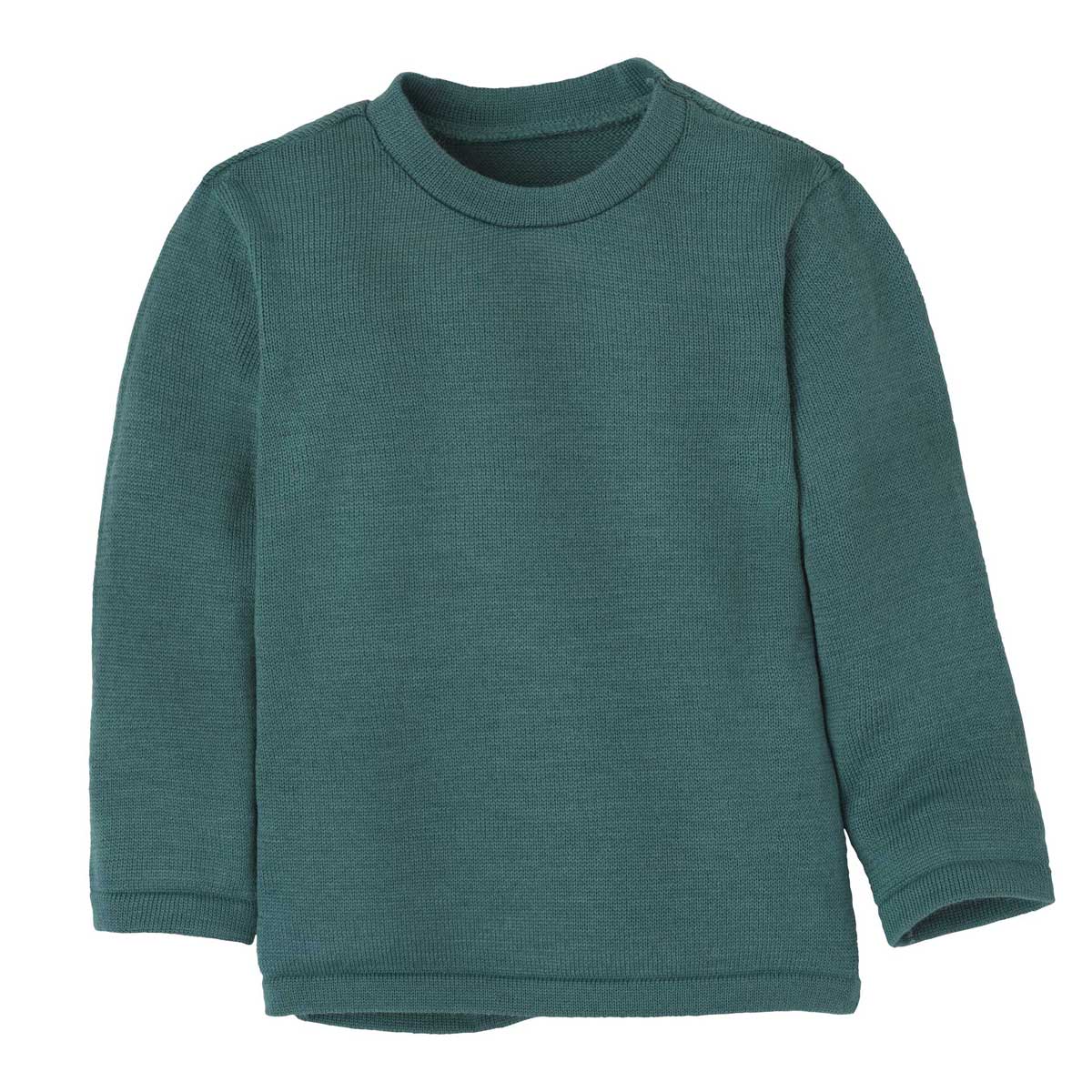 disana Kinder Strick-Pullover Uni kbT-Merinowolle