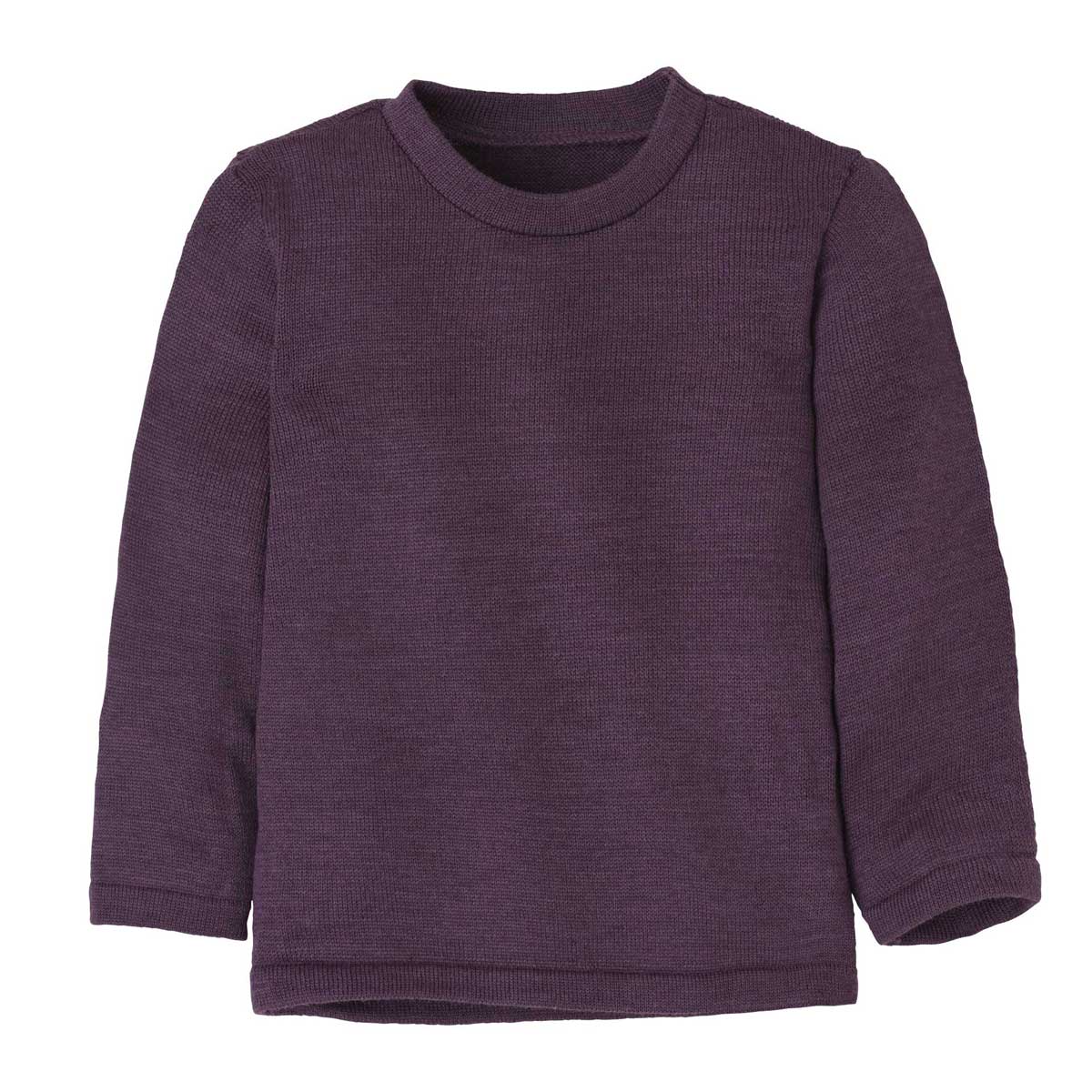 disana Kinder Strick-Pullover Uni kbT-Merinowolle