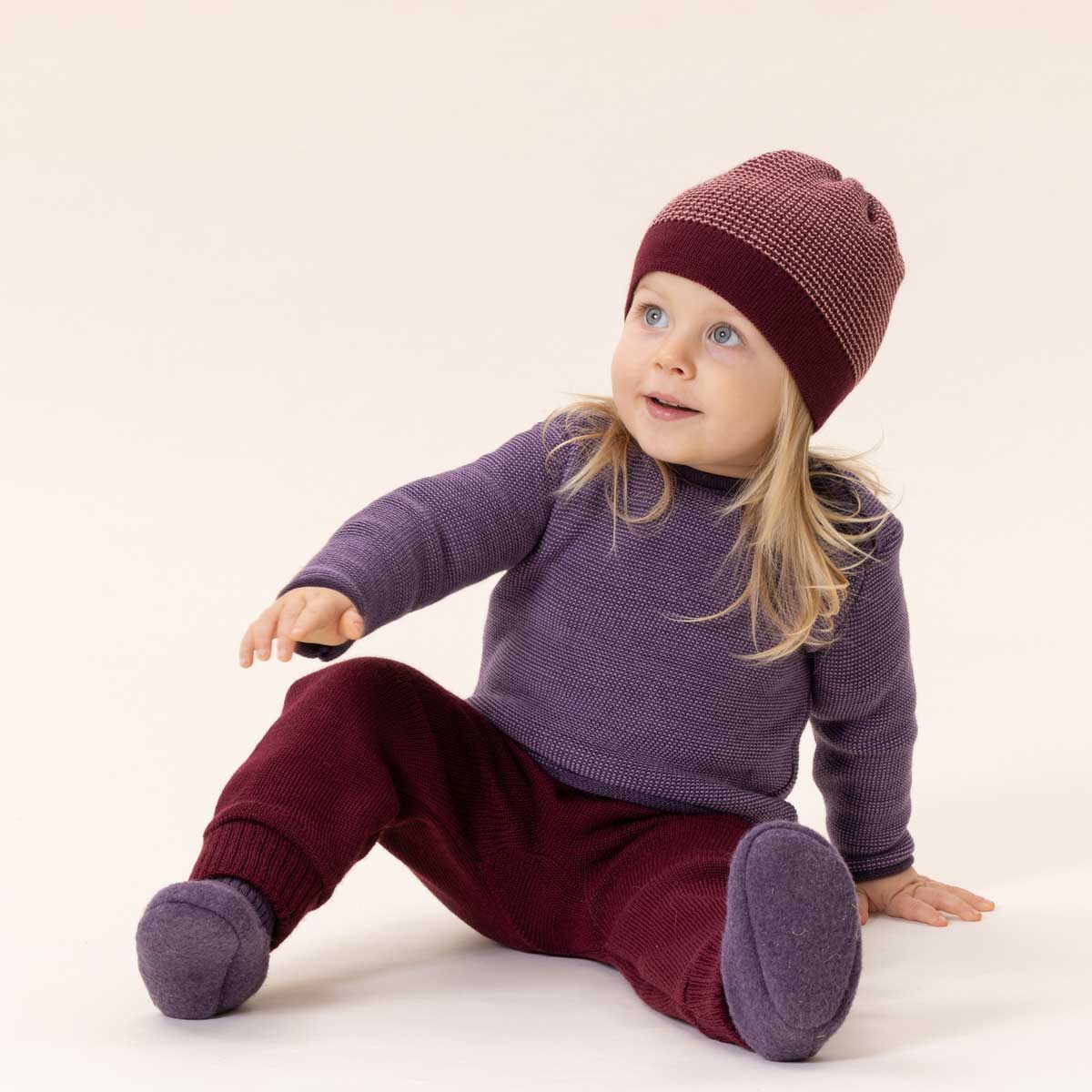 Disana Trägerhose Schurwolle kbT-Merino Strick