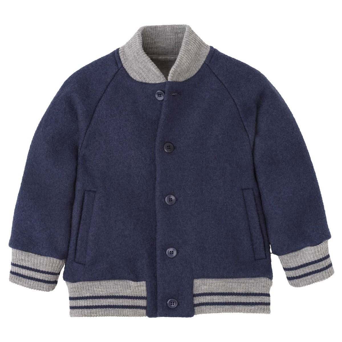 Disana Kleinkinder Walk-College-Jacke kbT-Merino Schurwolle