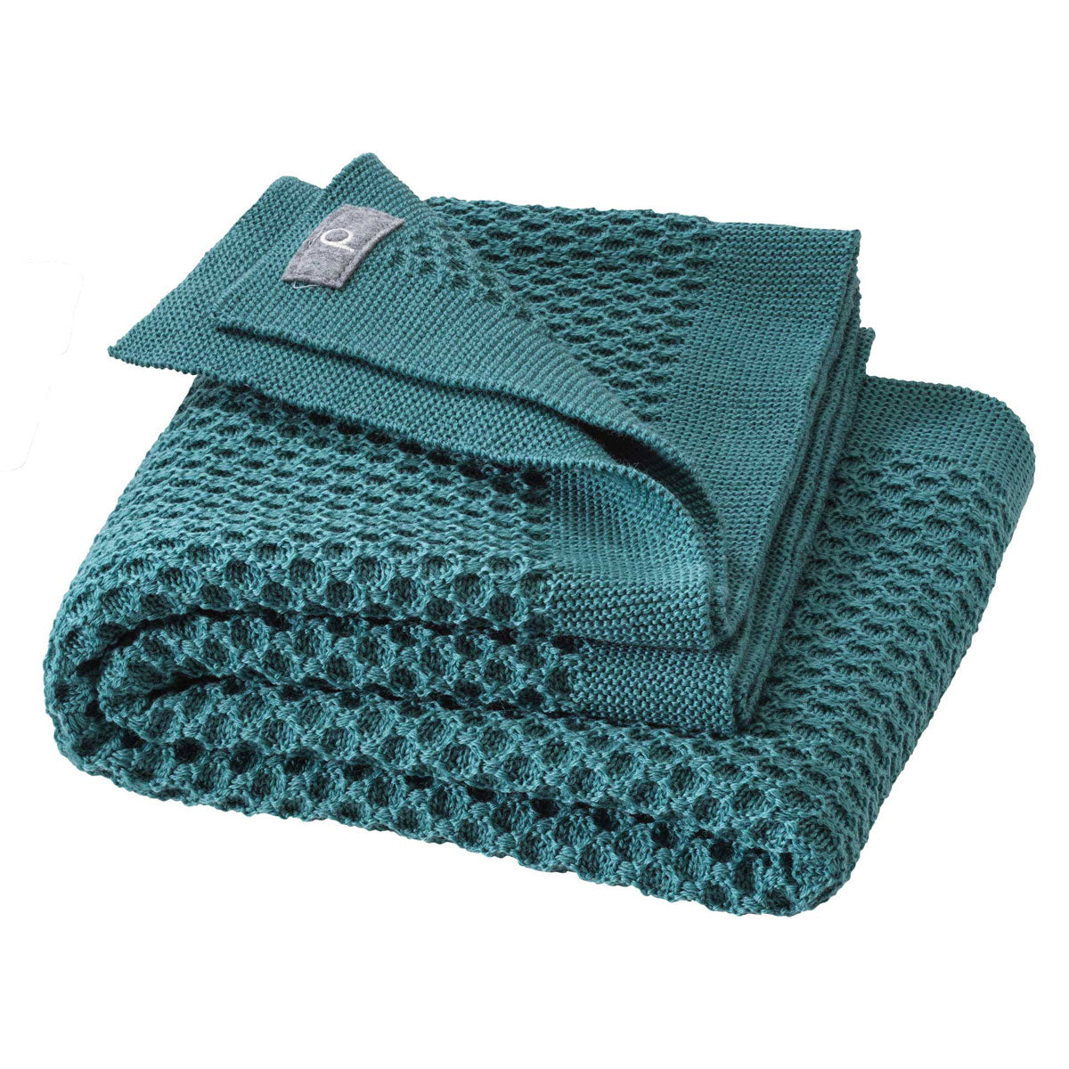 Disana Waben-Strickdecke Bio Merino-Wolle Baby Decke