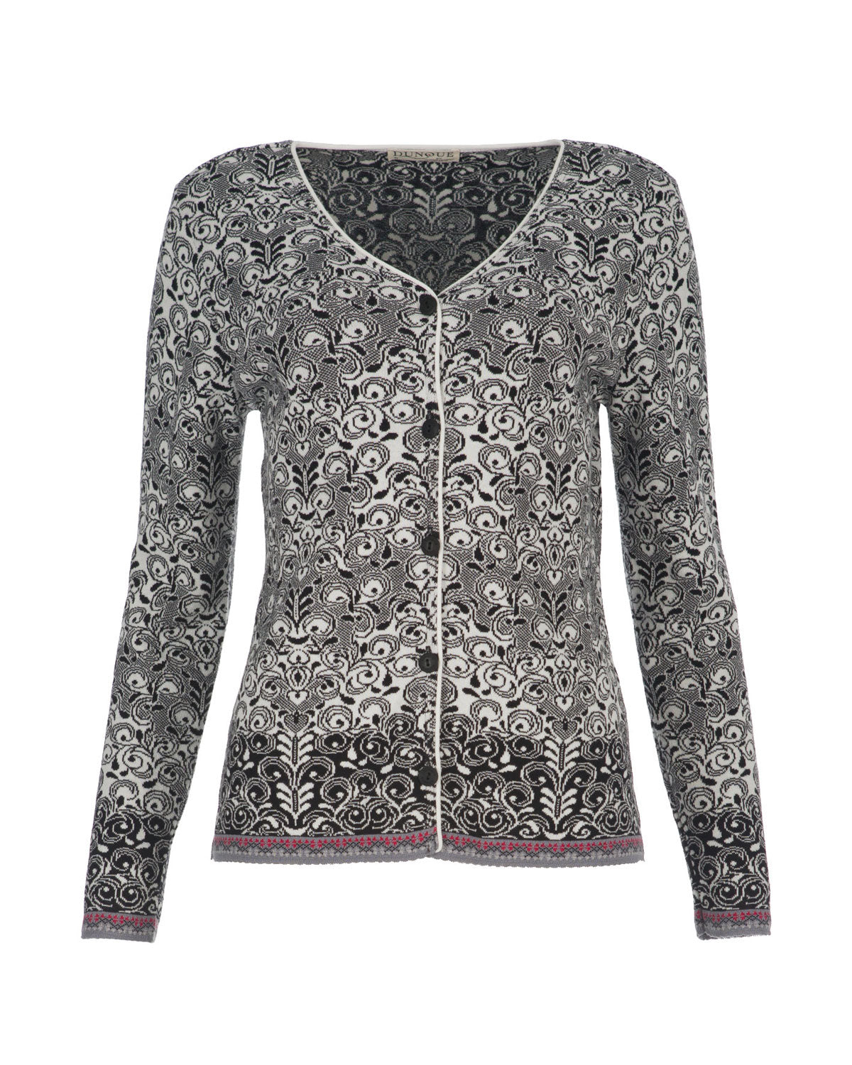Dunque Schweikardt Moden Bio Baumwolle Damen Jacquard Jacke