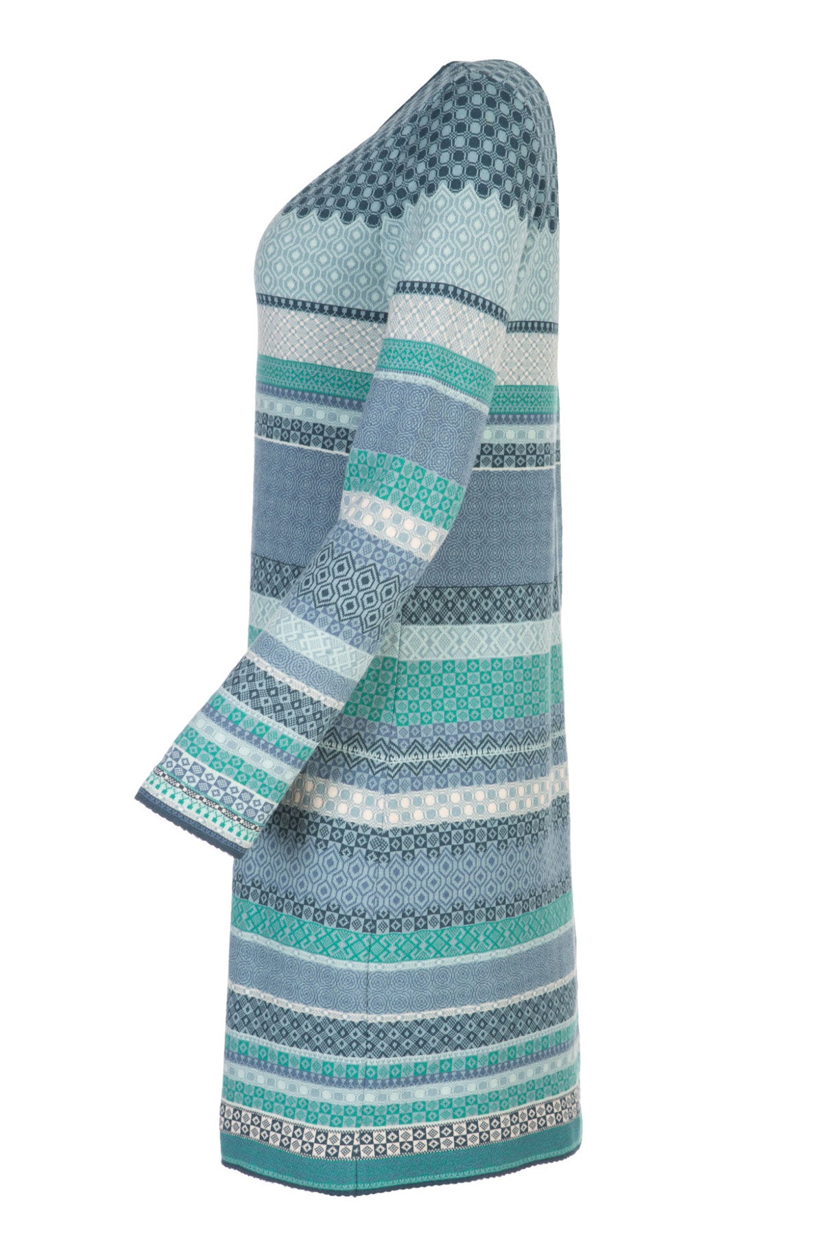 Dunque Jacquard Kleid reine Bio Baumwolle