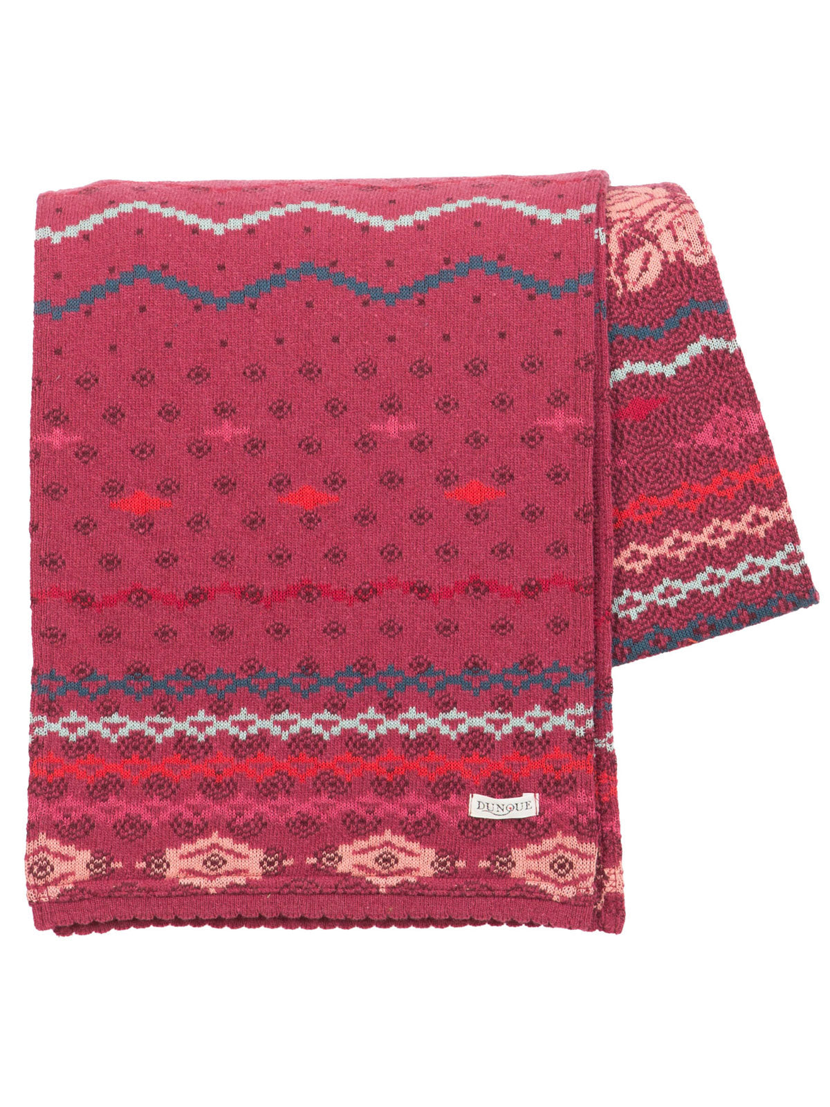 Dunque Jacquard-Schal Wolle Bio Baumwolle
