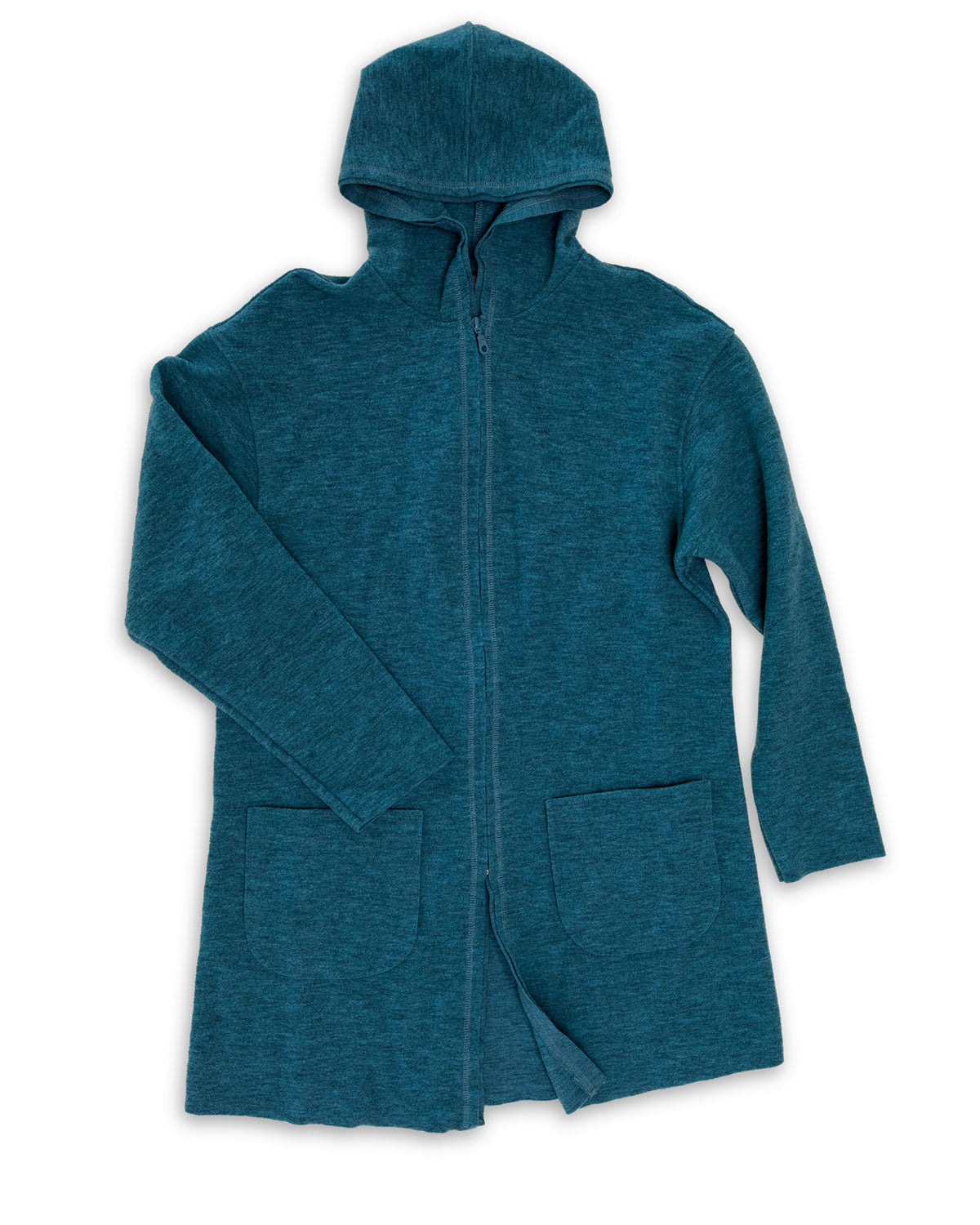 Engel Natur Damen Walk-Mantel mit Kapuze kbT-Merinowolle