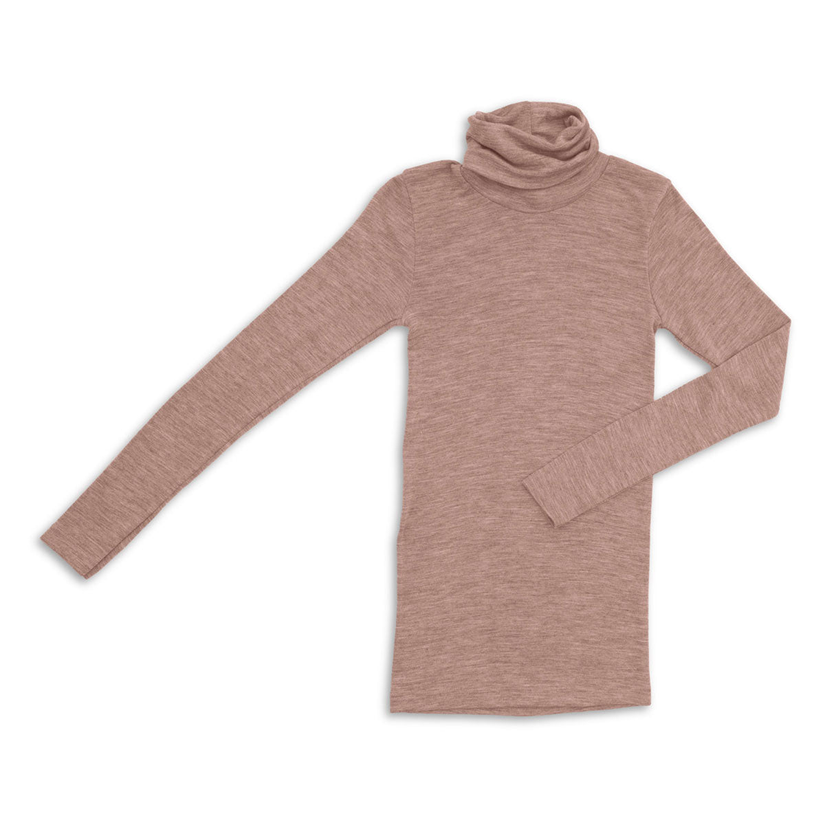 Engel Natur Damen-Rolli langarm Wolle Seide