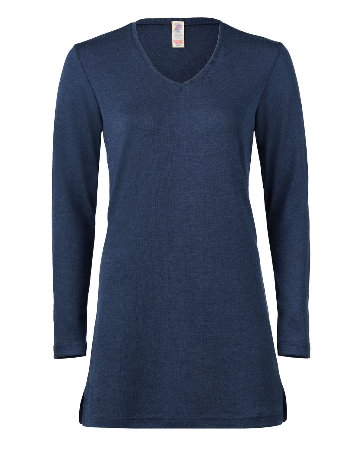 Engel Natur Damen Langarm Schlaf-Shirt kbT-Merino Seide