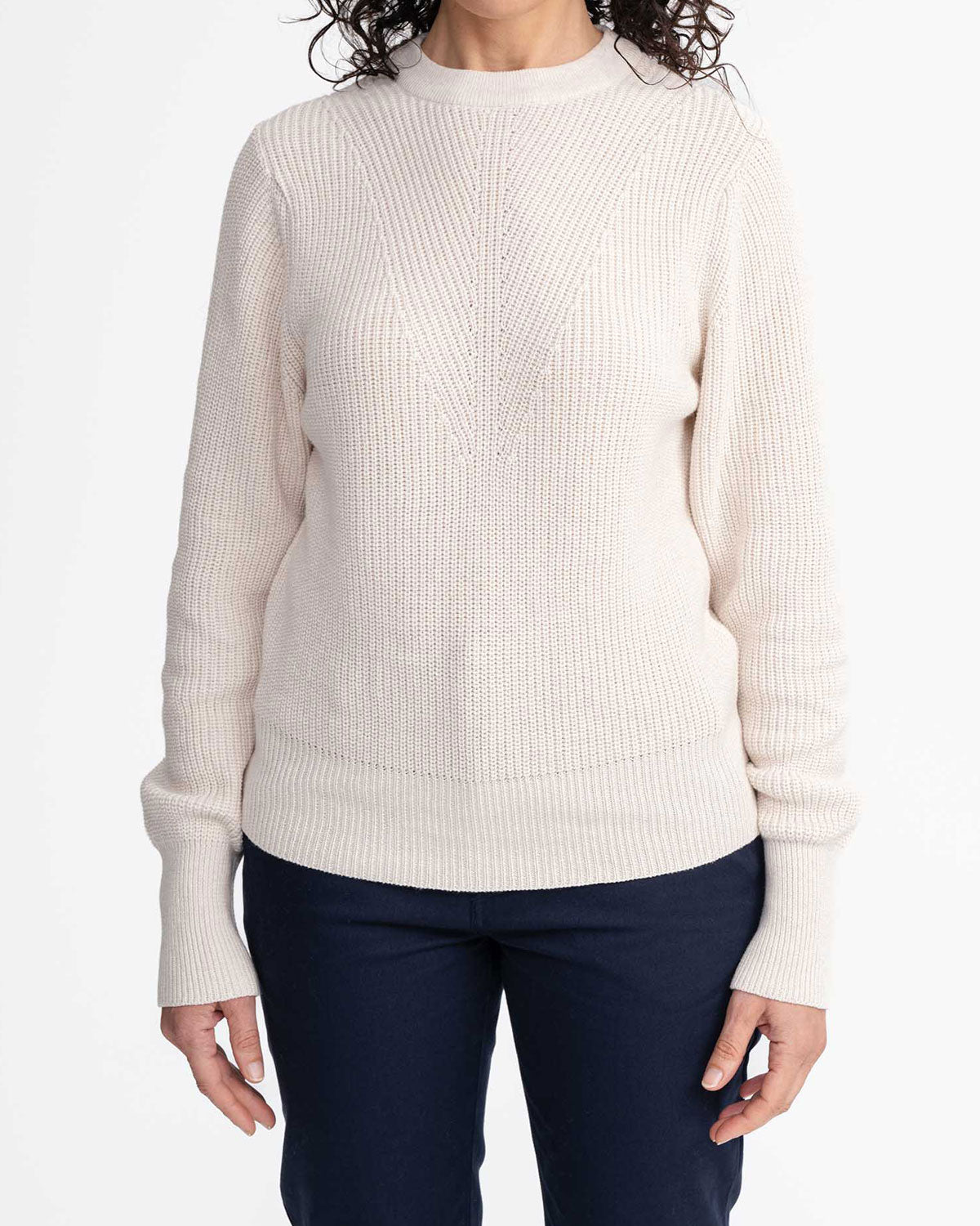 Mela Damen Bio Baumwolle Strick pullover