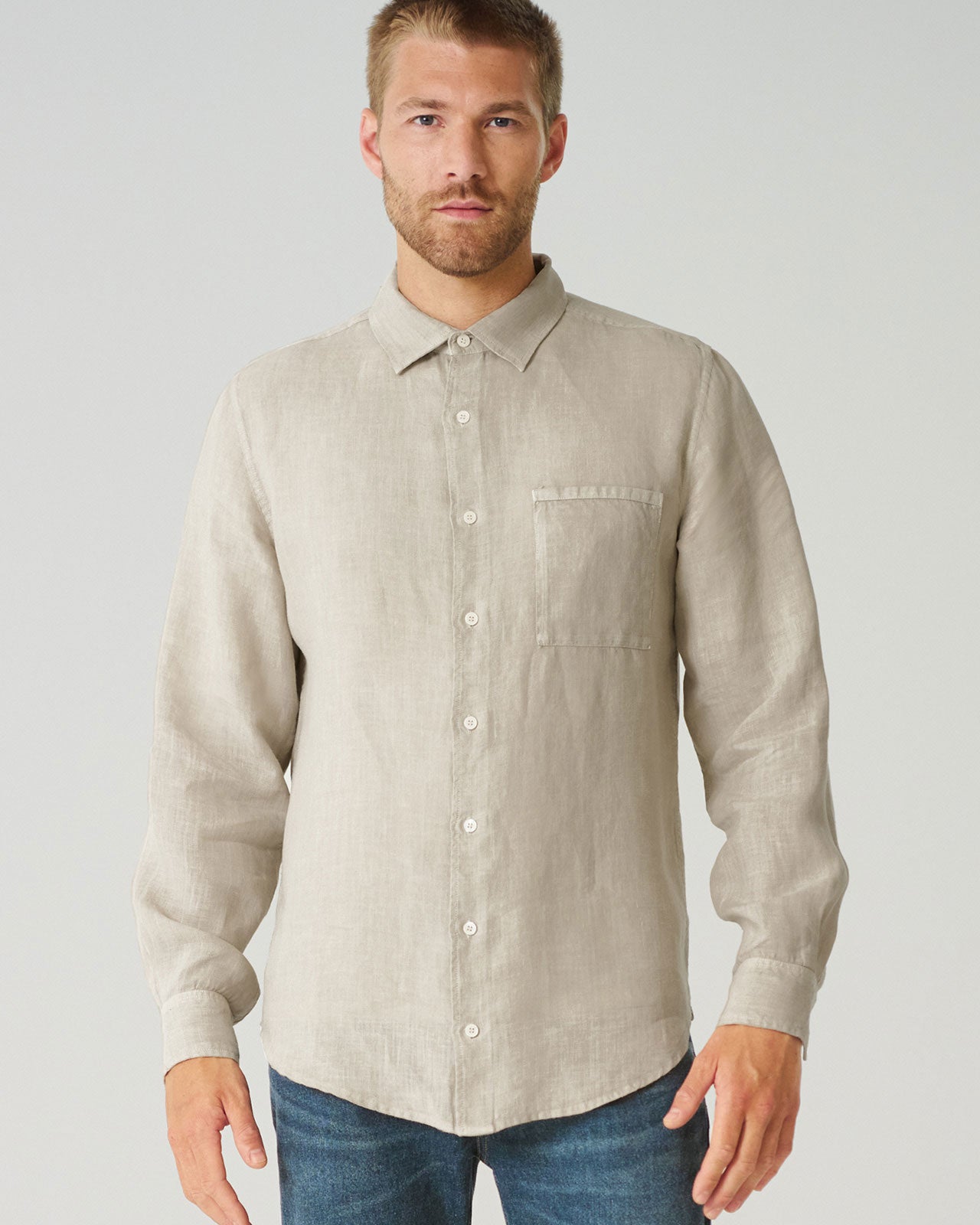 Hempage Herren Hanfhemd Leicht